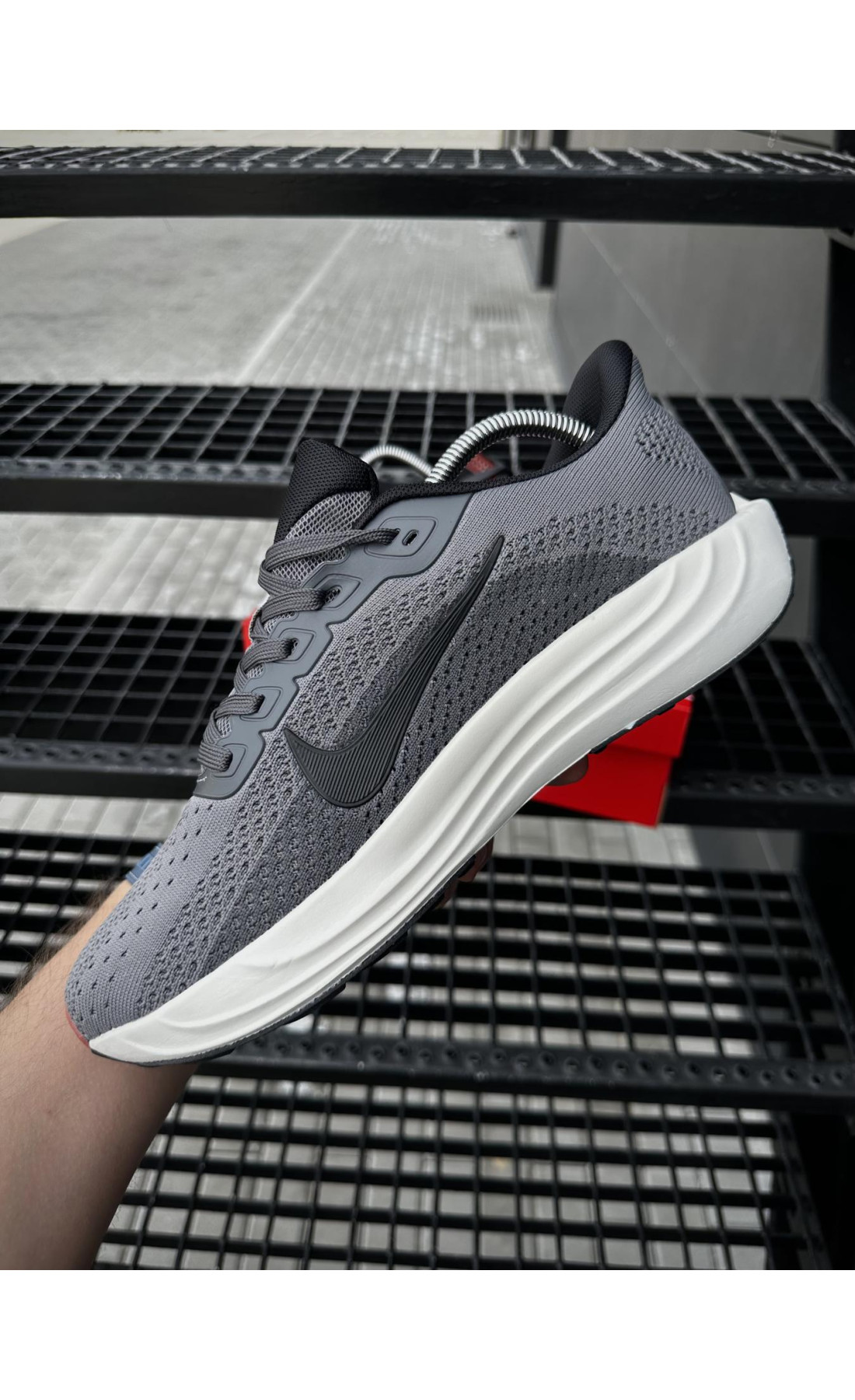 Чоловічі кросівки  Кросівки nike zoomx pegasus flyknit (d. gray) (3080-2)