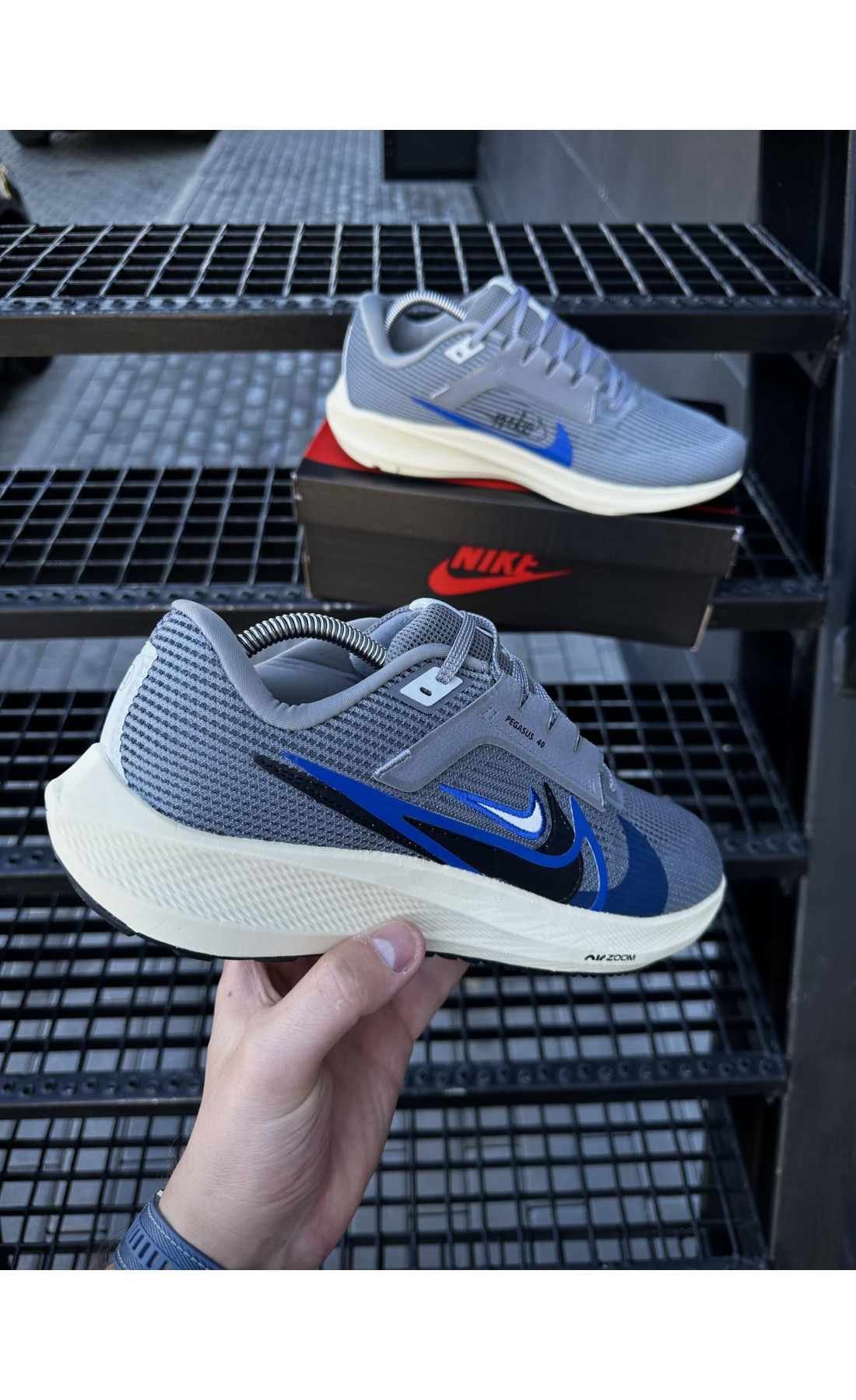 Чоловічі кросівки  Кросівки nike zoom pegasus (d. gray) (0026-9)