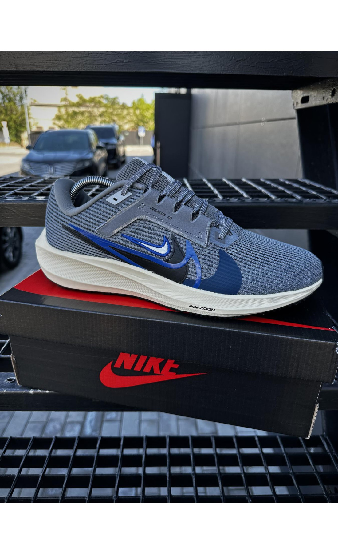 Чоловічі кросівки  Кросівки nike zoom pegasus (d. gray) (0026-9)