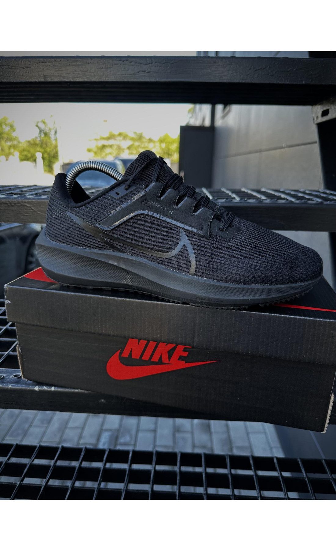 Чоловічі кросівки  Кросівки nike zoom pegasus (black) (0026-8)