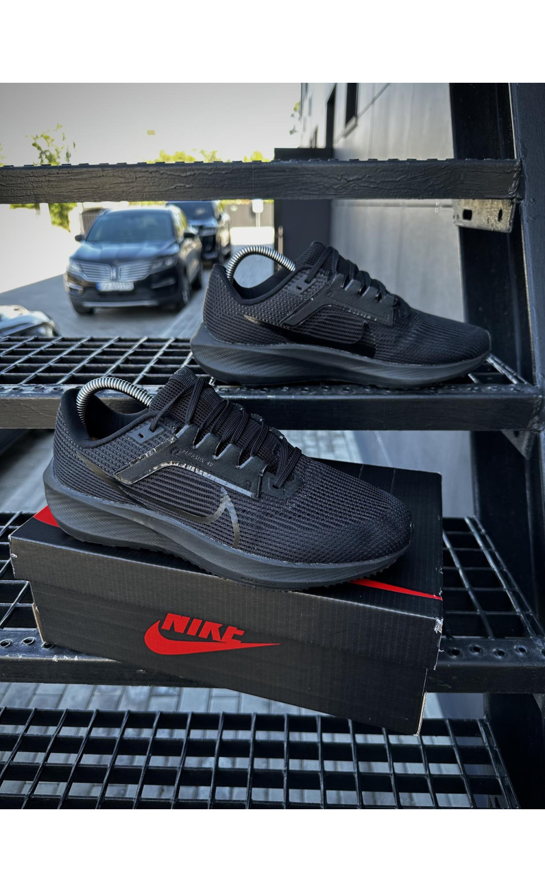 Чоловічі кросівки  Кросівки nike zoom pegasus (black) (0026-8)