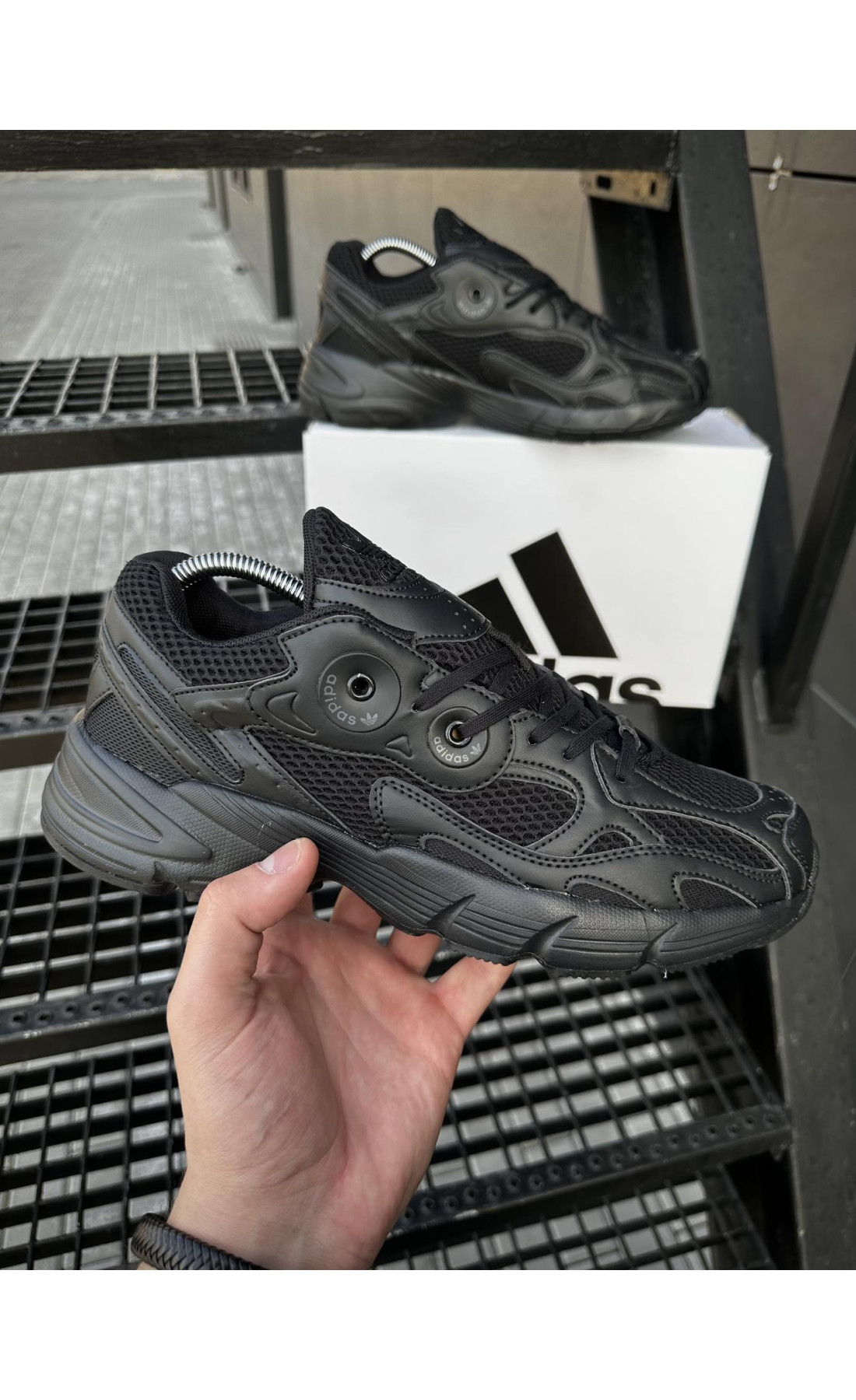 Чоловічі кросівки  Кросівки adidas astir (all black) (2000-9)