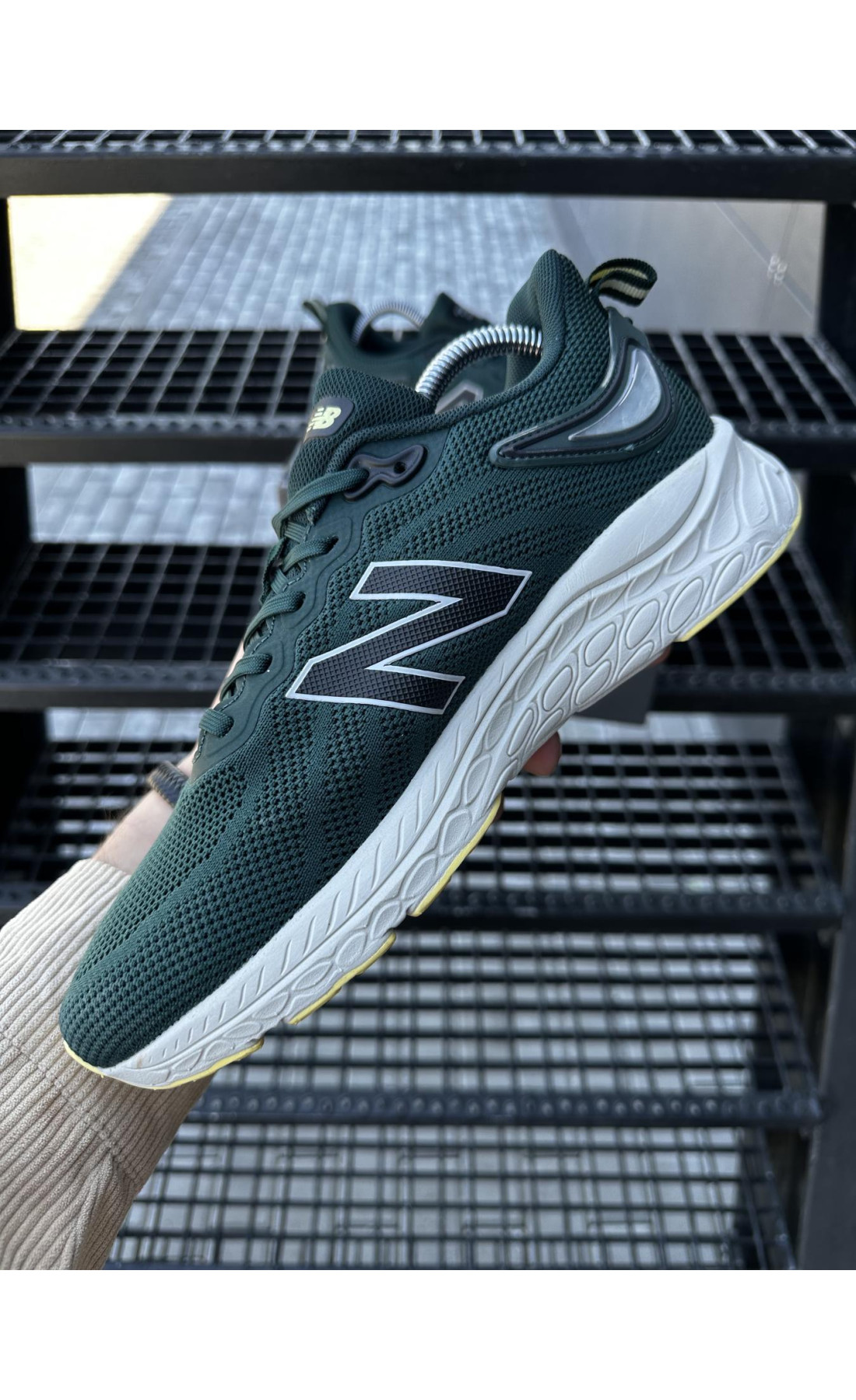 Чоловічі кросівки  Кросівки new balance fresh foam (зелені) (832-9)