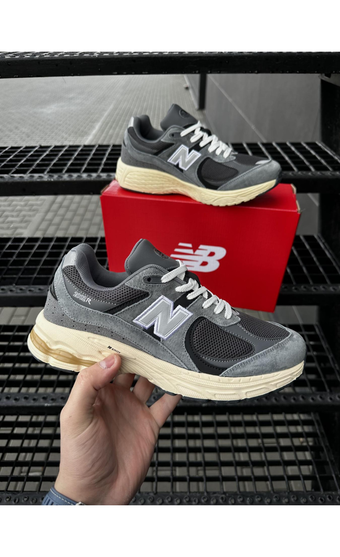 Чоловічі кросівки  Кросівки new balance r (dark gray) (2002-6)