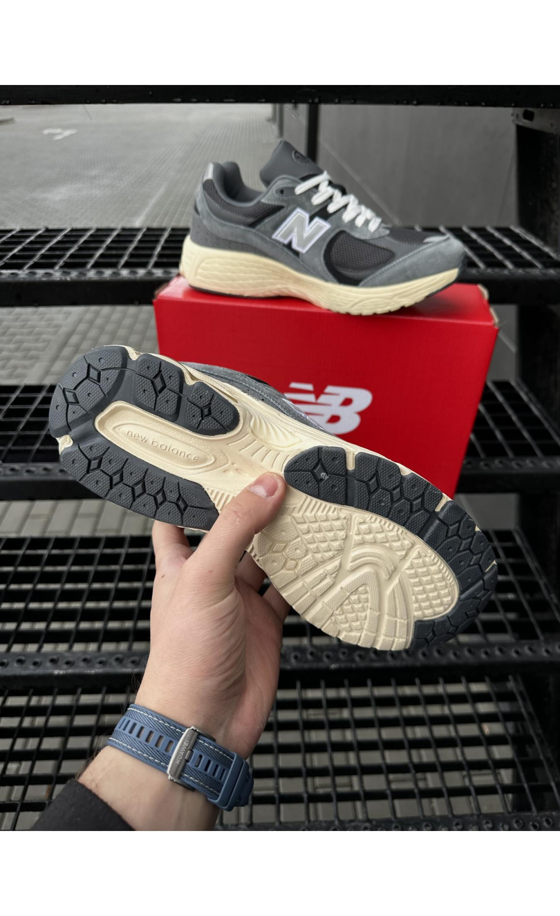 Чоловічі кросівки  Кросівки new balance r (dark gray) (2002-6)
