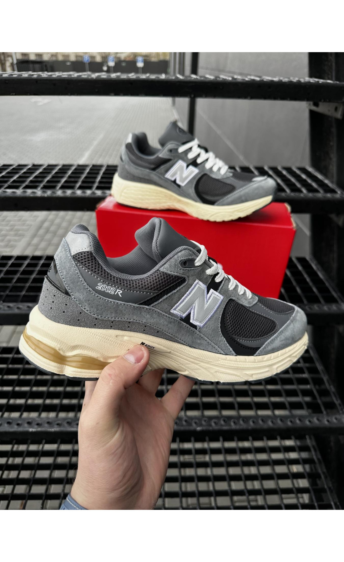Чоловічі кросівки  Кросівки new balance r (dark gray) (2002-6)