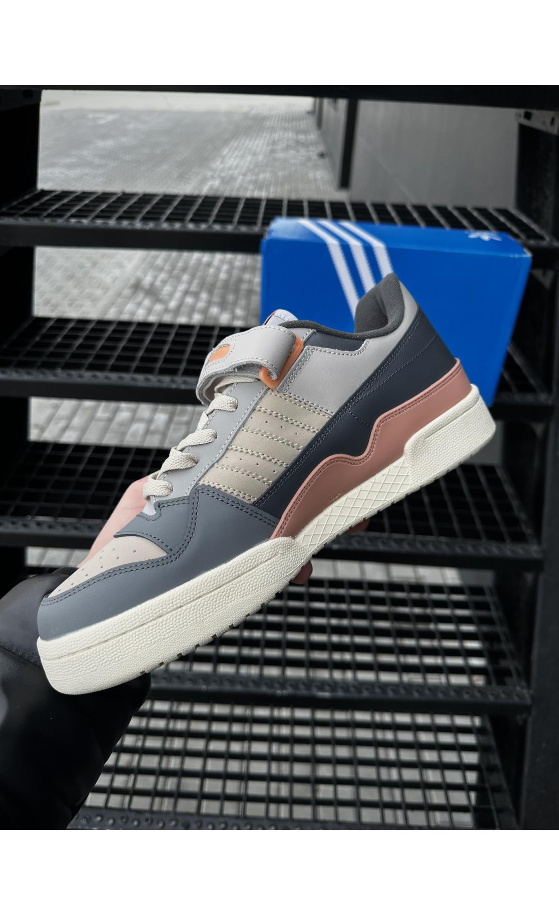 Чоловічі кросівки  Кросівки adidas forum low (color) (775-15)