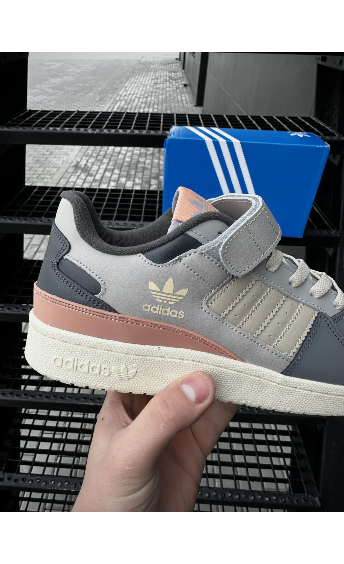 Чоловічі кросівки  Кросівки adidas forum low (color) (775-15)