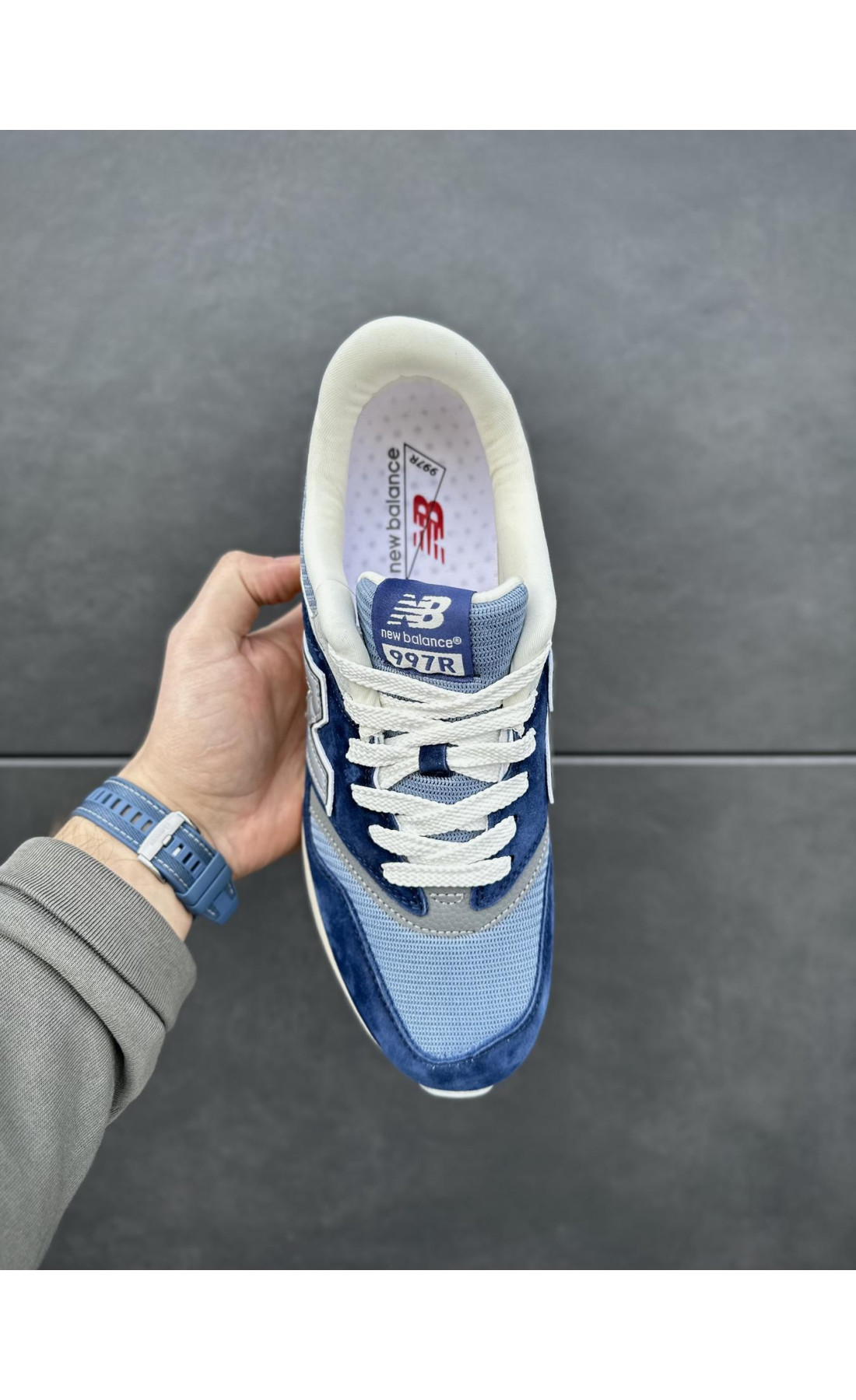 Чоловічі кросівки  Кросівки new balance r (navy blue) (629-8)