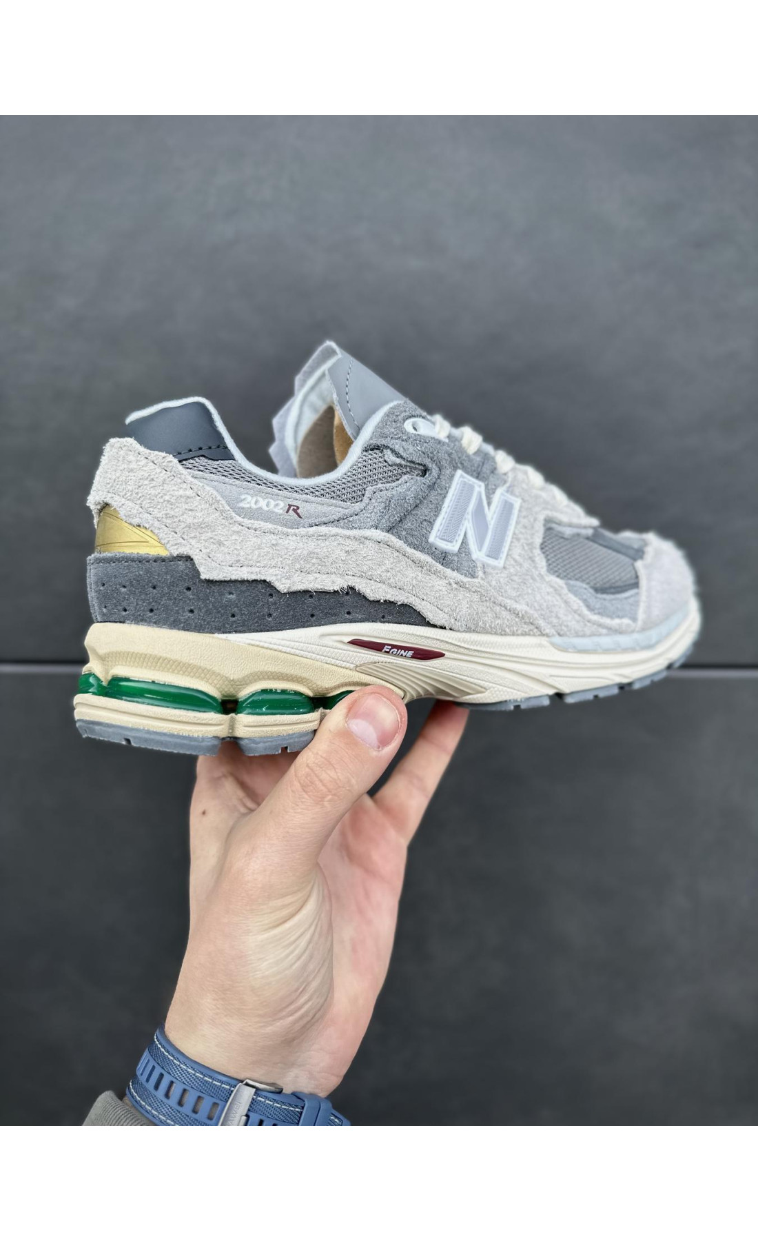 Чоловічі кросівки  Кросівки new balance r (gray green) (5513-3)