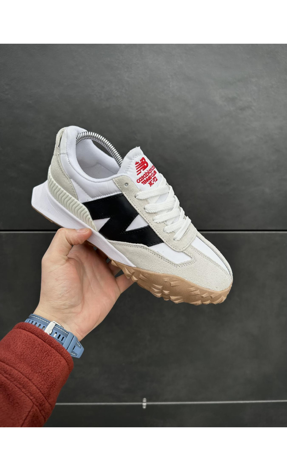 Чоловічі кросівки  Кросівки new balance xc- (беж-сірі) (462-19)