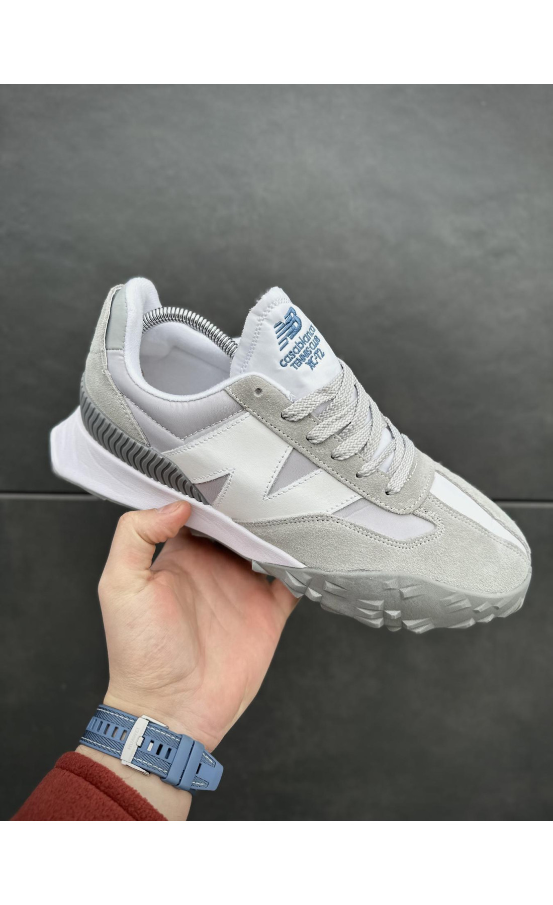 Чоловічі кросівки  Кросівки new balance xc- світло сірі (462-18)