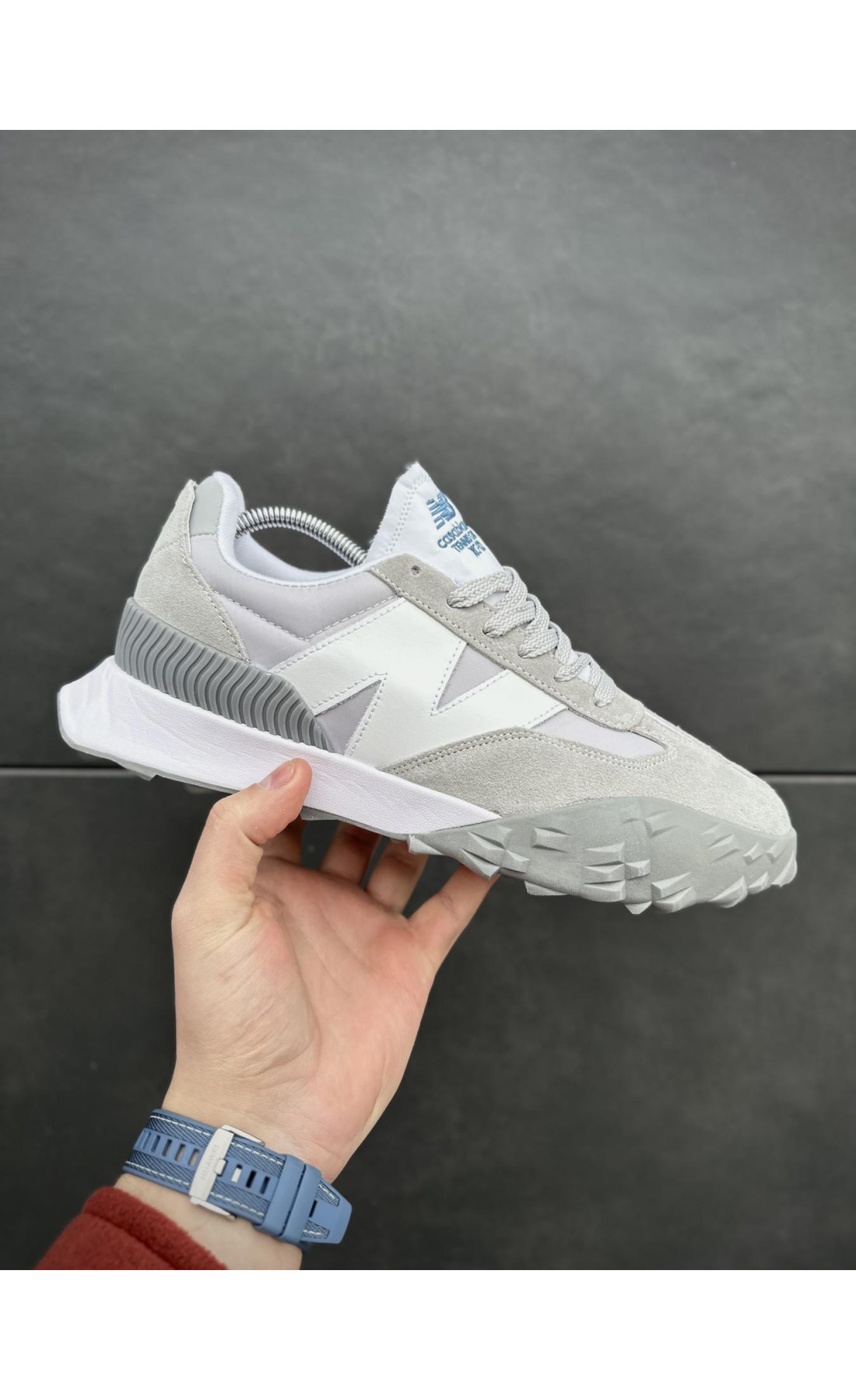 Чоловічі кросівки  Кросівки new balance xc- світло сірі (462-18)