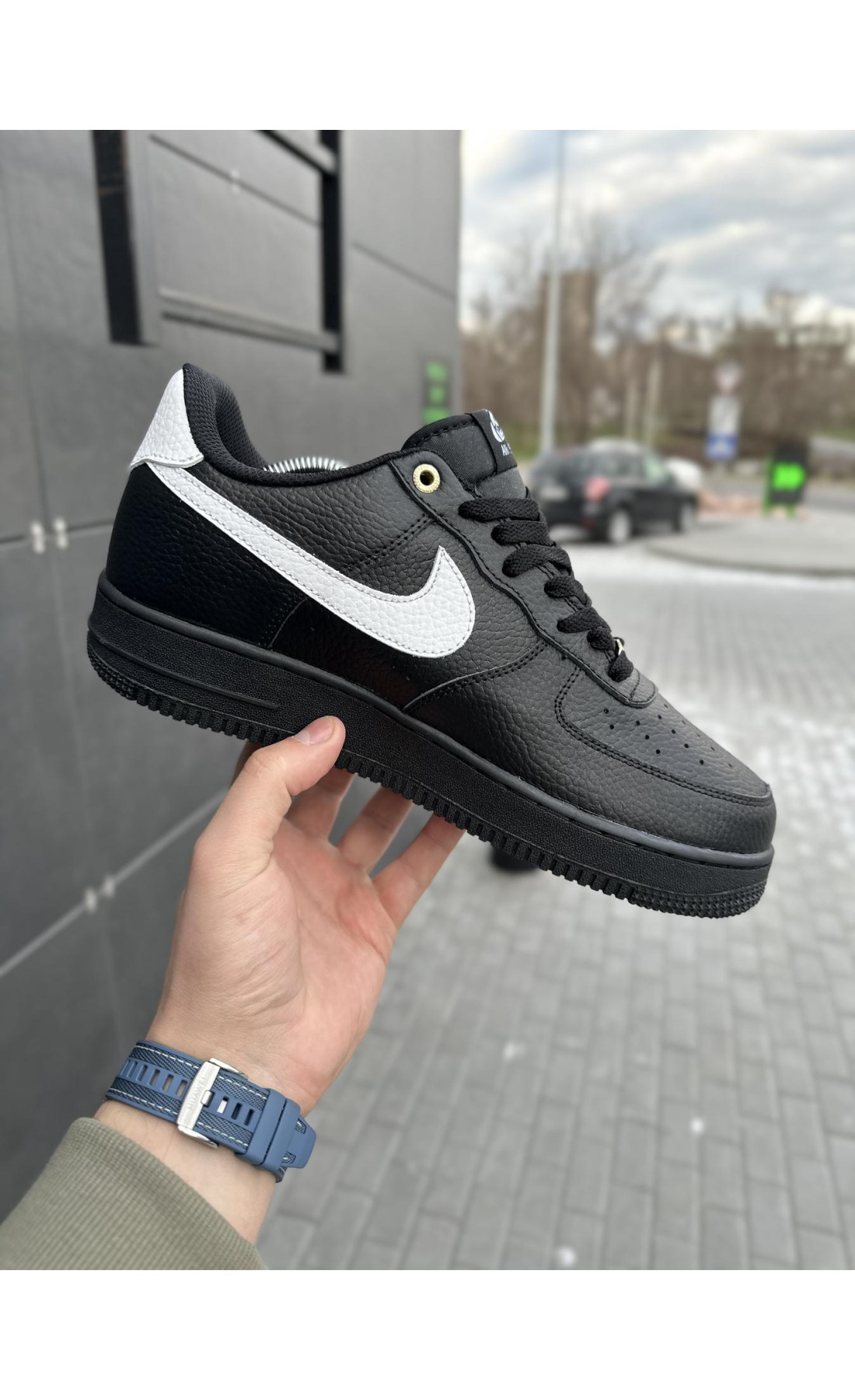 Чоловічі кросівки  Кросівки nike air force low black (18-8)