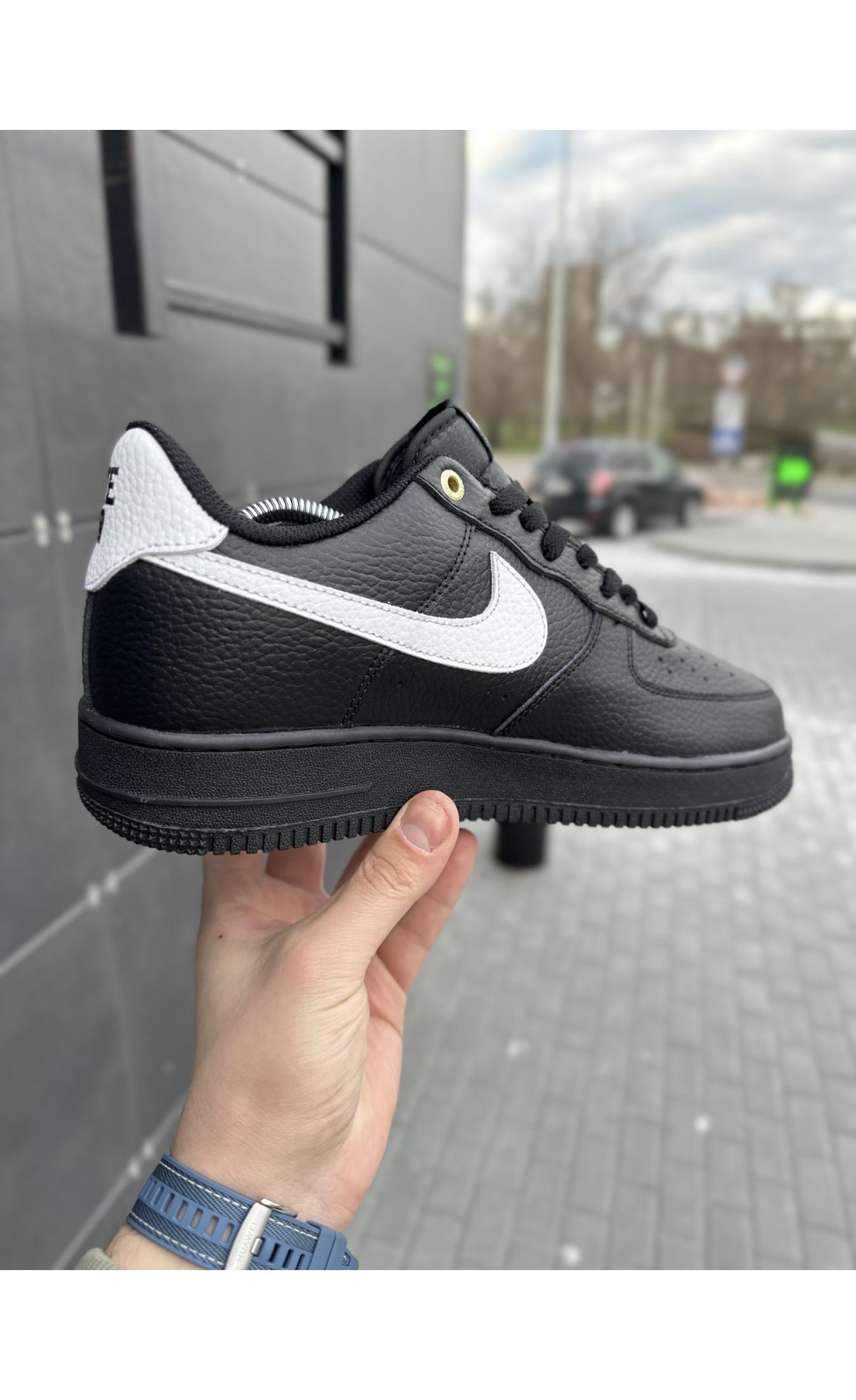 Чоловічі кросівки  Кросівки nike air force low black (18-8)