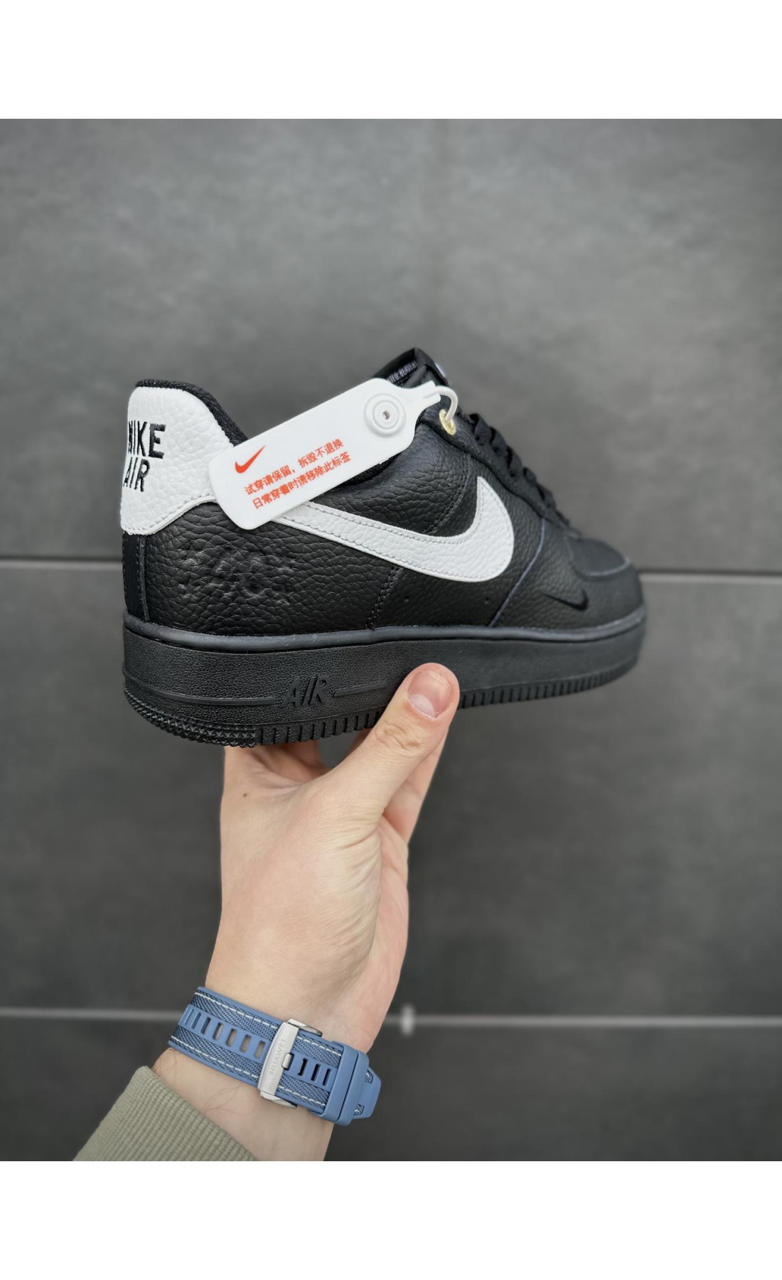 Чоловічі кросівки  Кросівки nike air force low black (18-8)