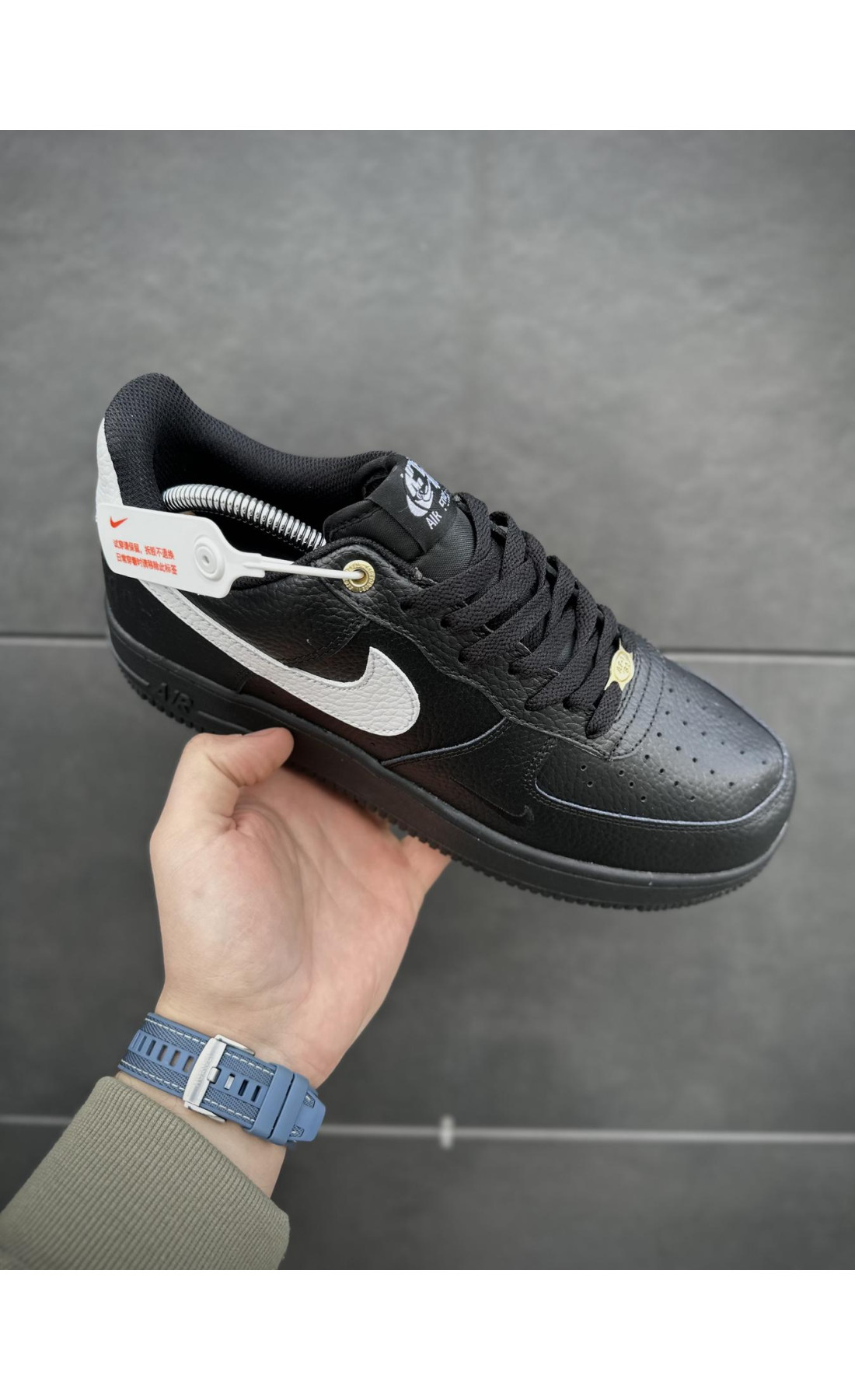 Чоловічі кросівки  Кросівки nike air force low black (18-8)