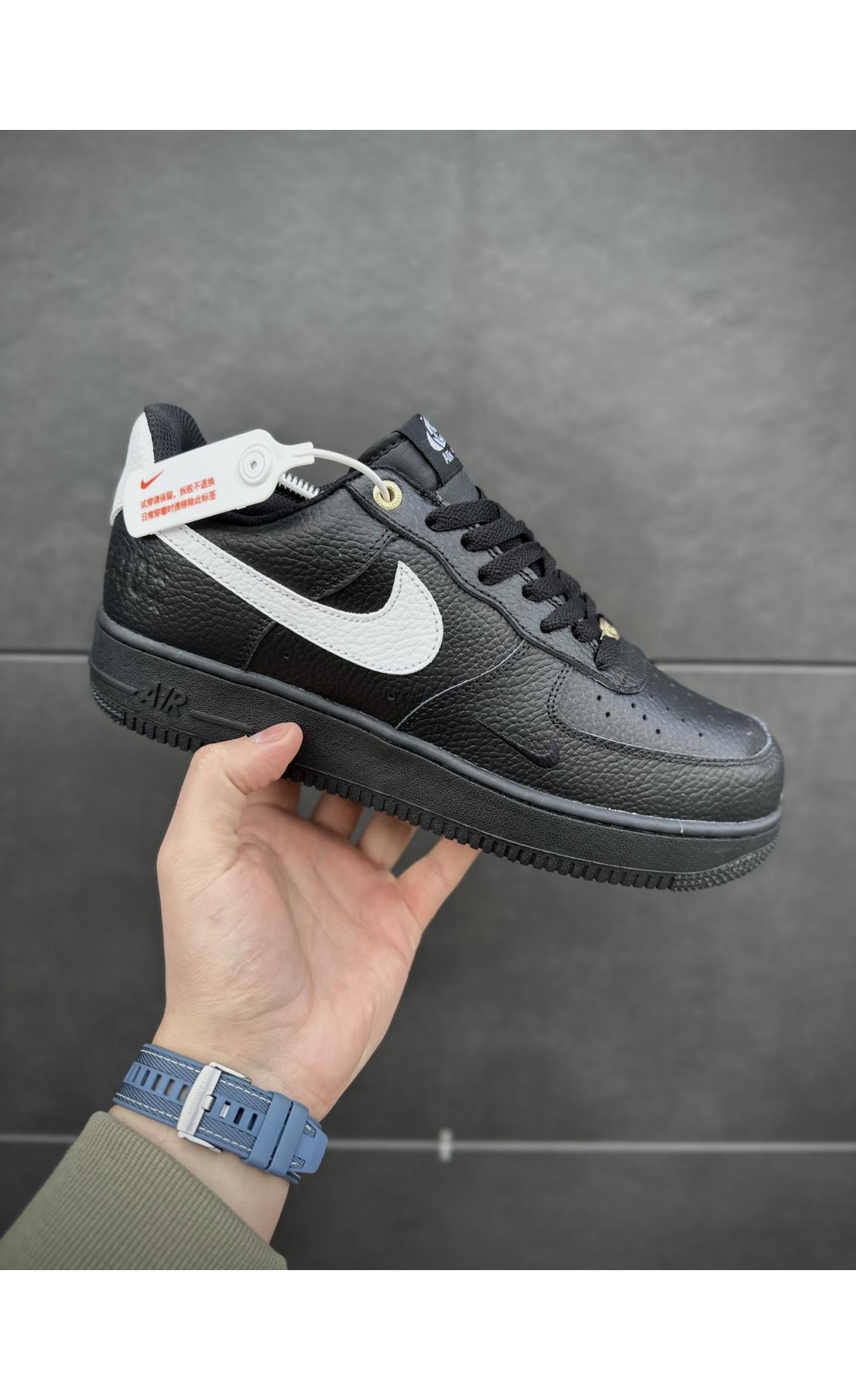 Чоловічі кросівки  Кросівки nike air force low black (18-8)