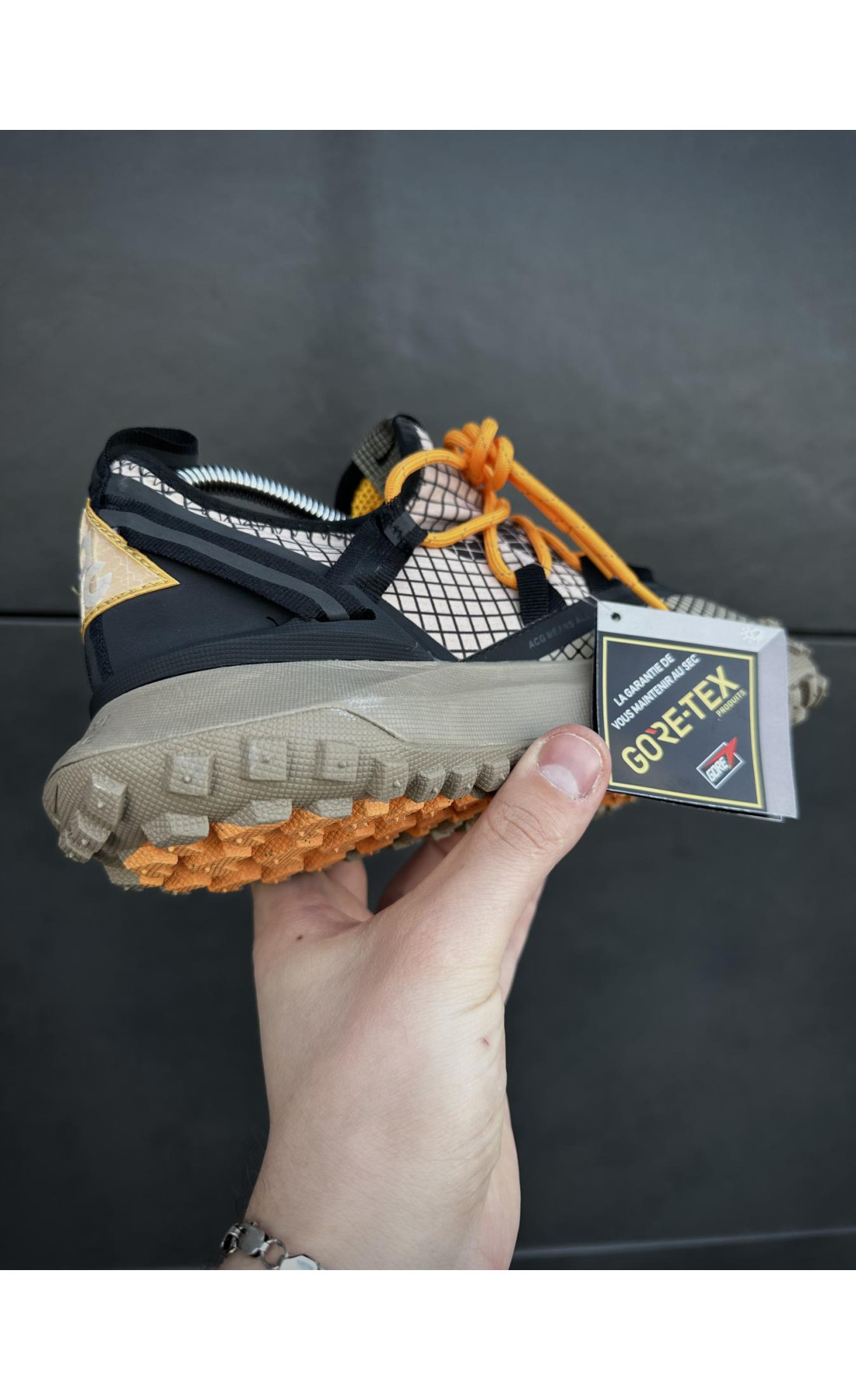 Чоловічі кросівки  Кросівки nike acg mountain fly (світлі) (327-4)