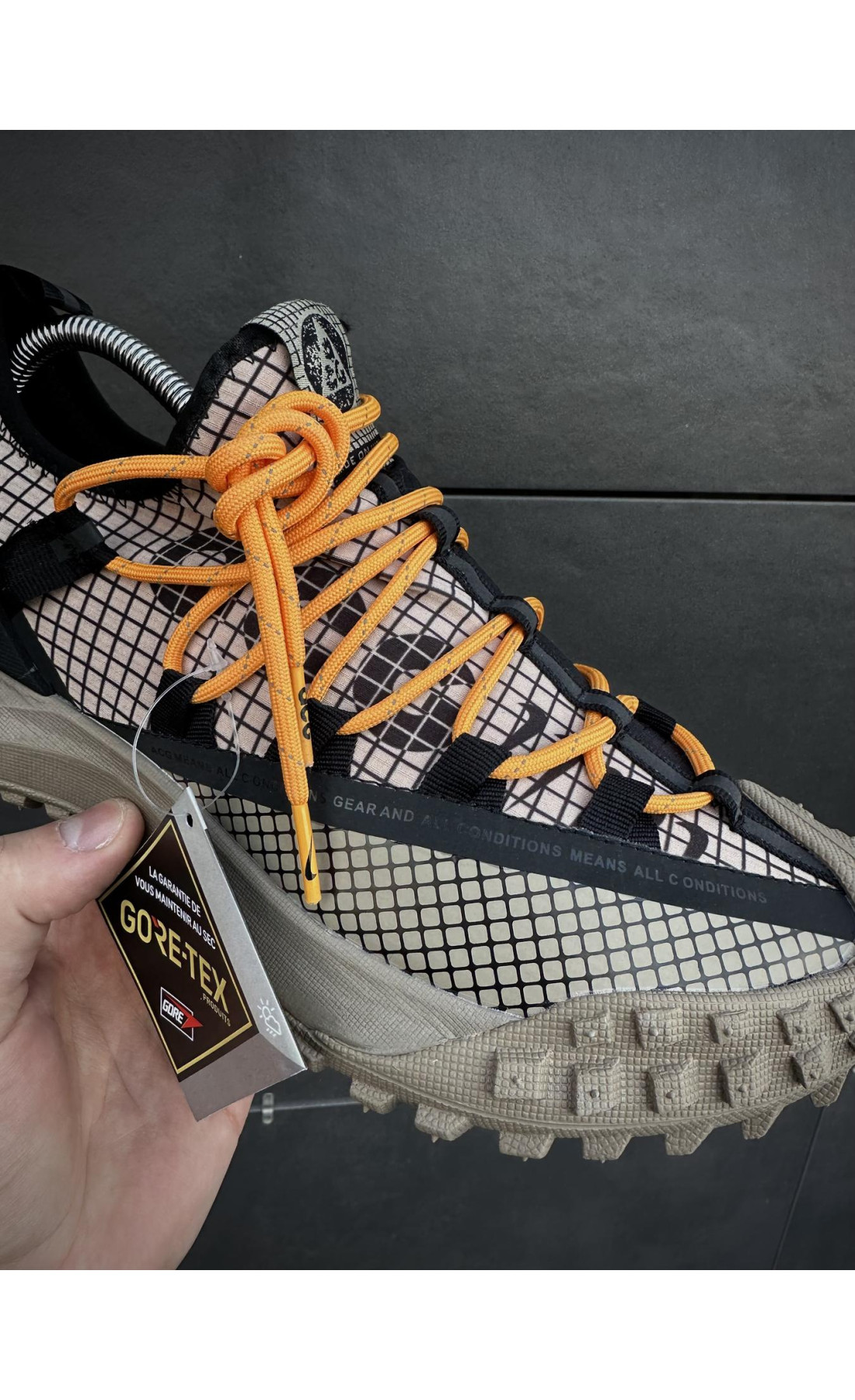 Чоловічі кросівки  Кросівки nike acg mountain fly (світлі) (327-4)