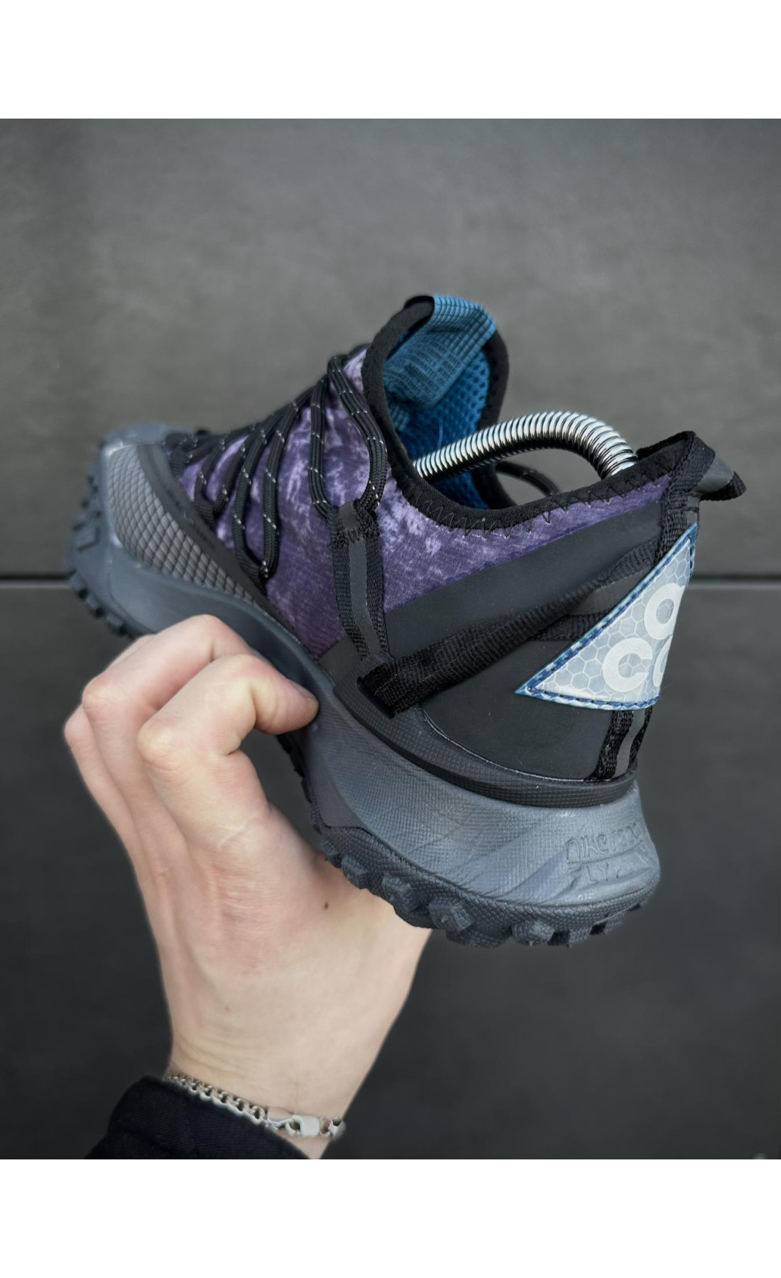 Чоловічі кросівки  Кросівки nike acg mountain fly (фіолетові) (327-3)