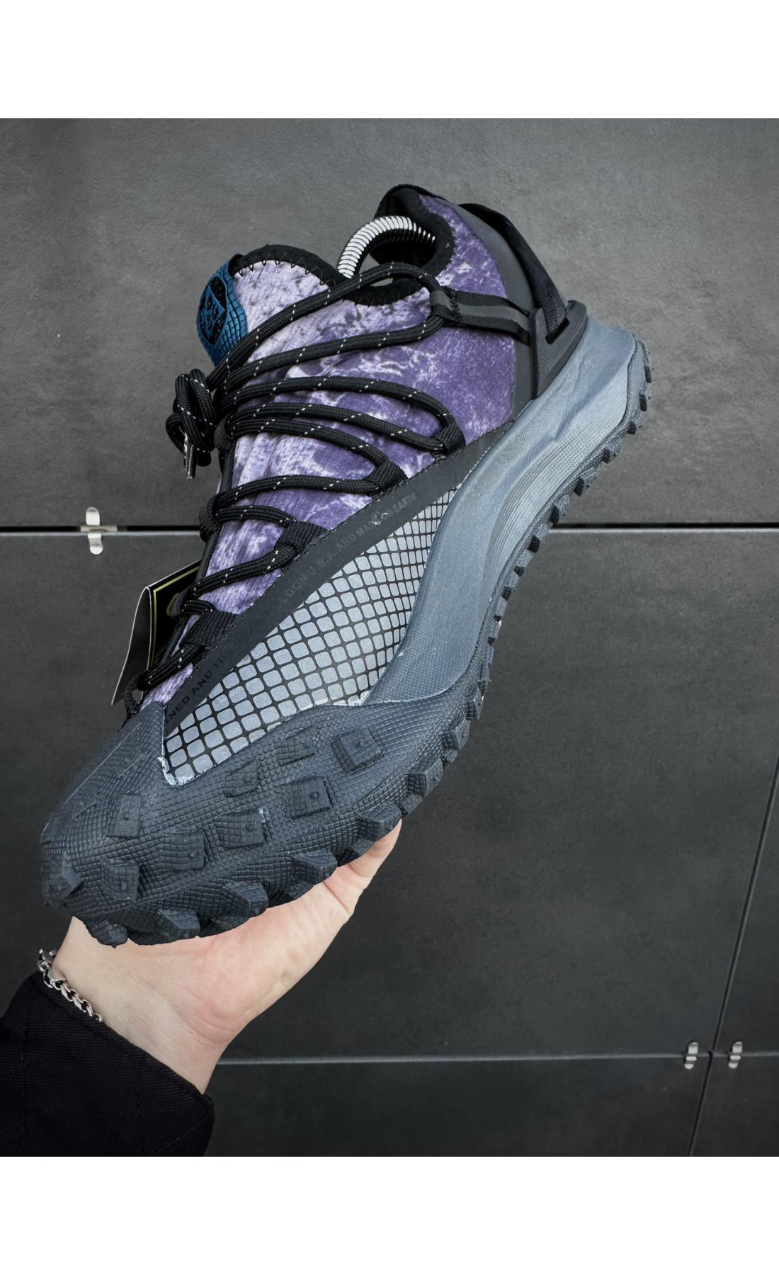 Чоловічі кросівки  Кросівки nike acg mountain fly (фіолетові) (327-3)