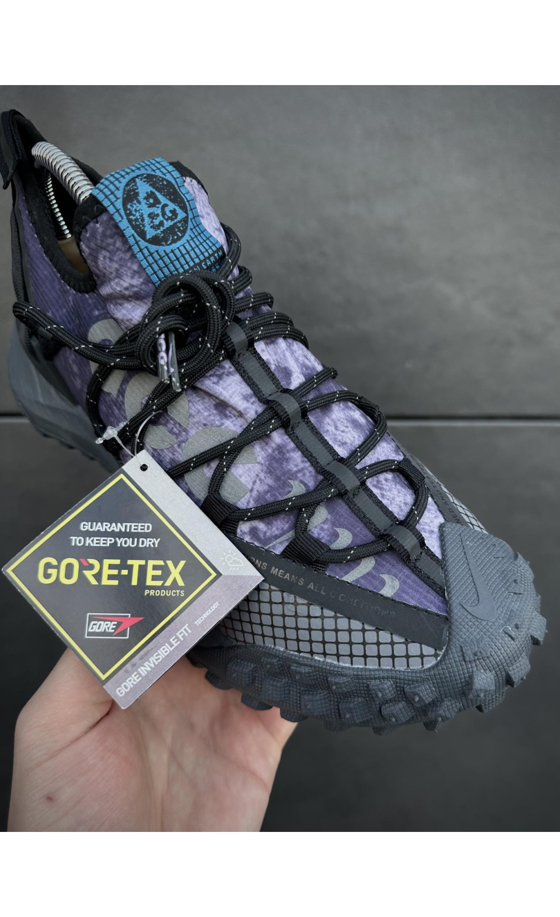 Чоловічі кросівки  Кросівки nike acg mountain fly (фіолетові) (327-3)