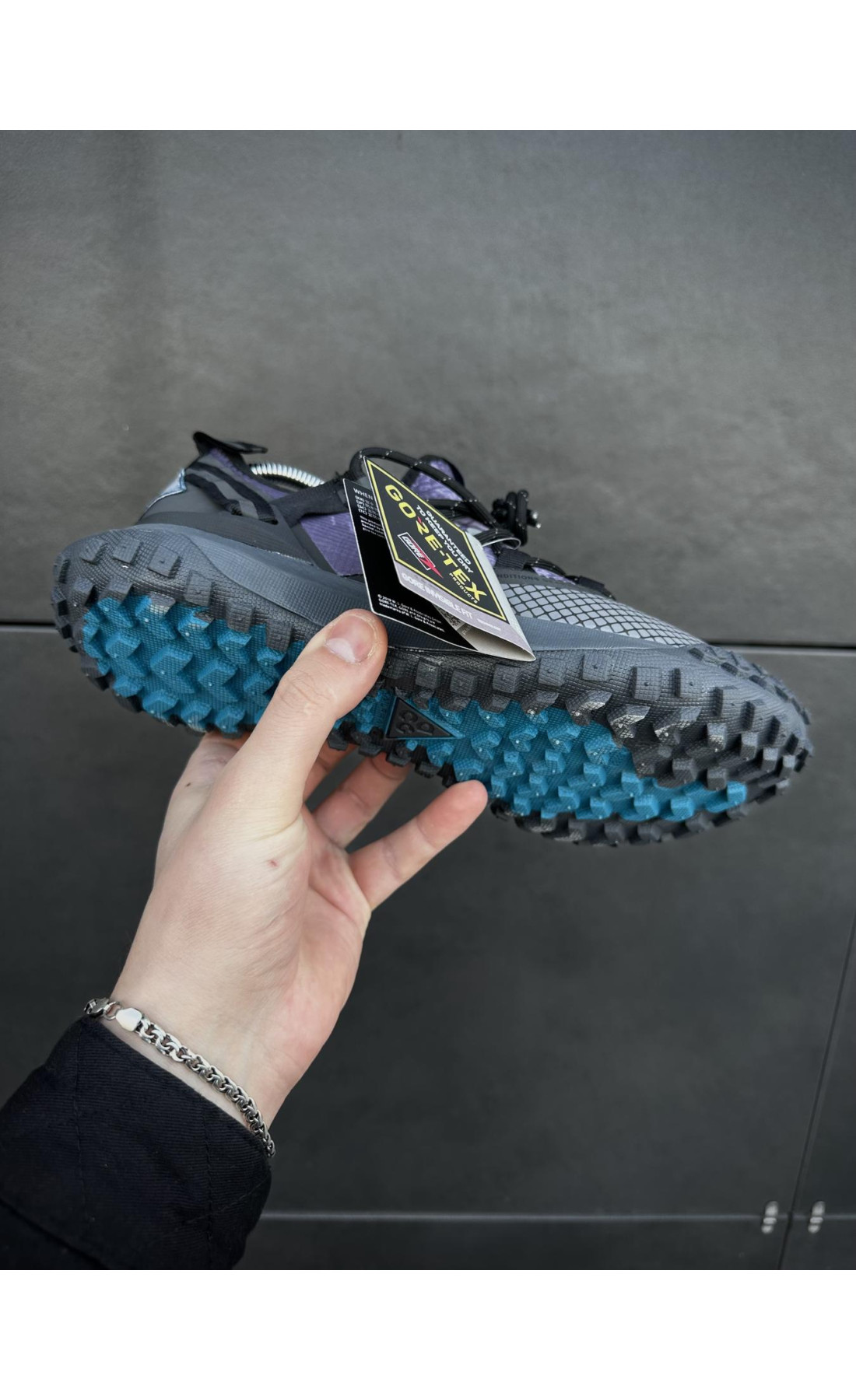 Чоловічі кросівки  Кросівки nike acg mountain fly (фіолетові) (327-3)