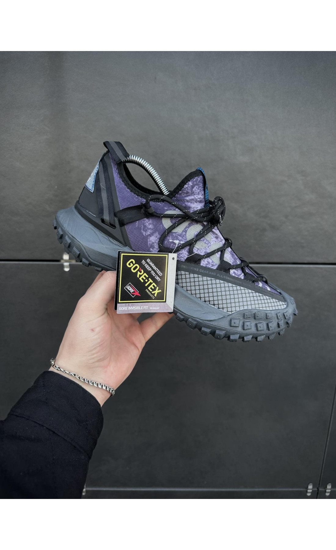 Чоловічі кросівки  Кросівки nike acg mountain fly (фіолетові) (327-3)