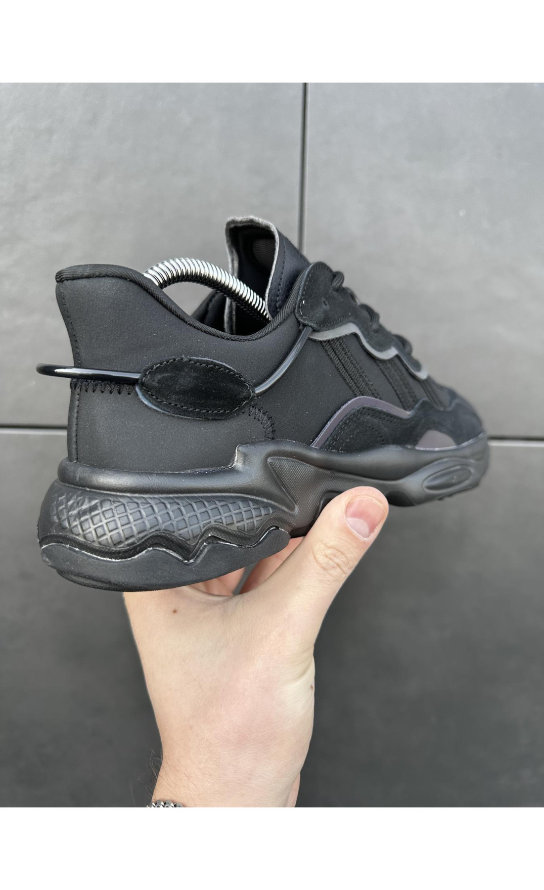 Чоловічі кросівки  Кросівки adidas ozweego (black) (331-9)
