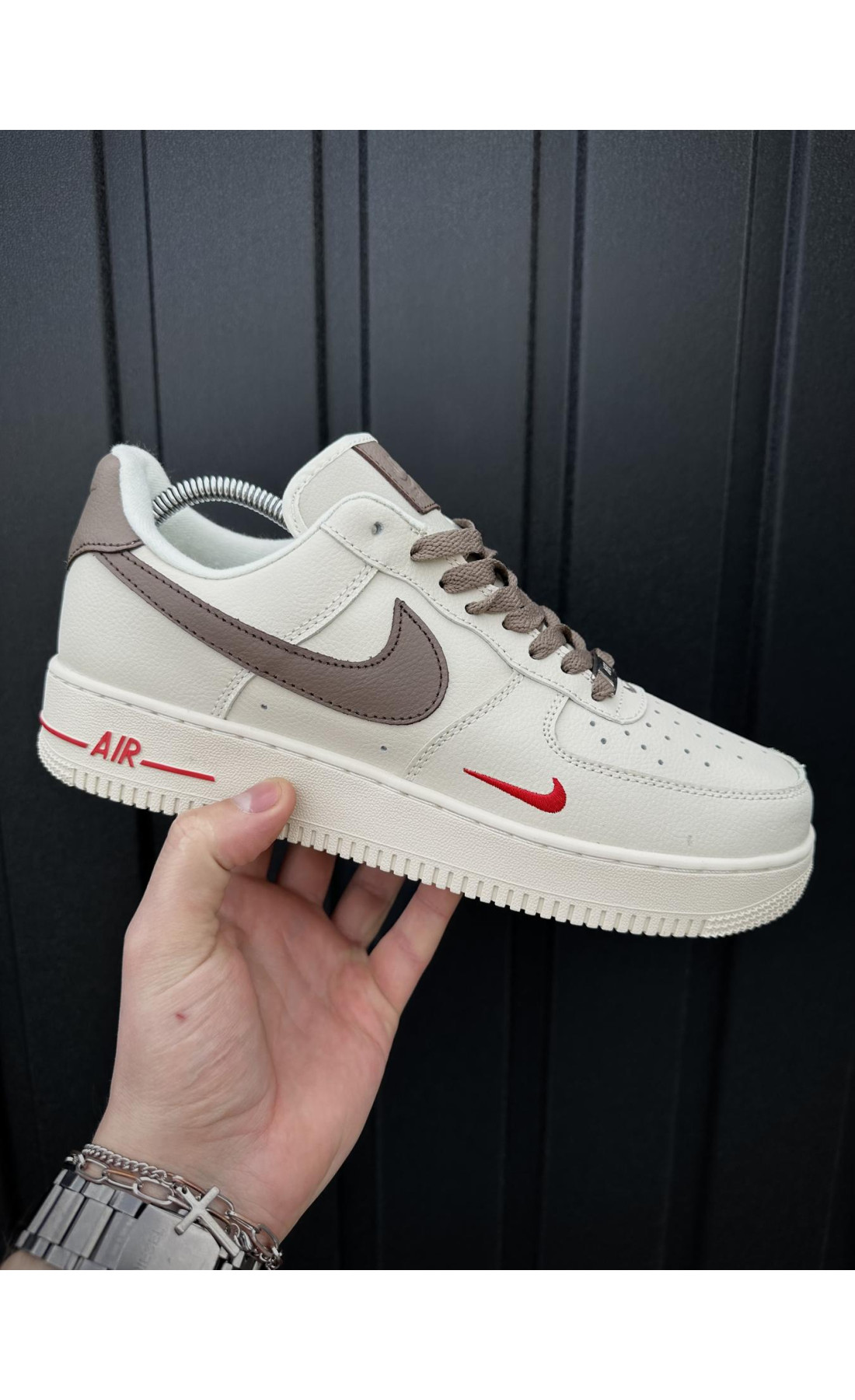 Чоловічі кросівки  Кросівки nike air force low essenti mocco (32-5)