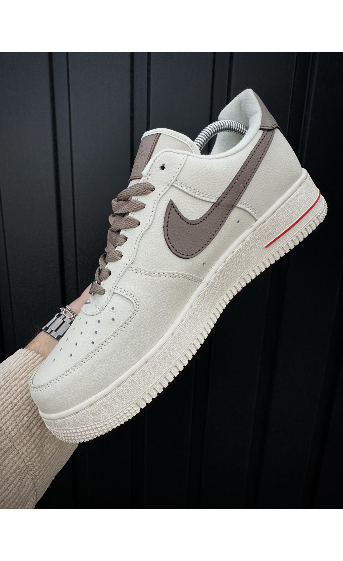 Чоловічі кросівки  Кросівки nike air force low essenti mocco (32-5)