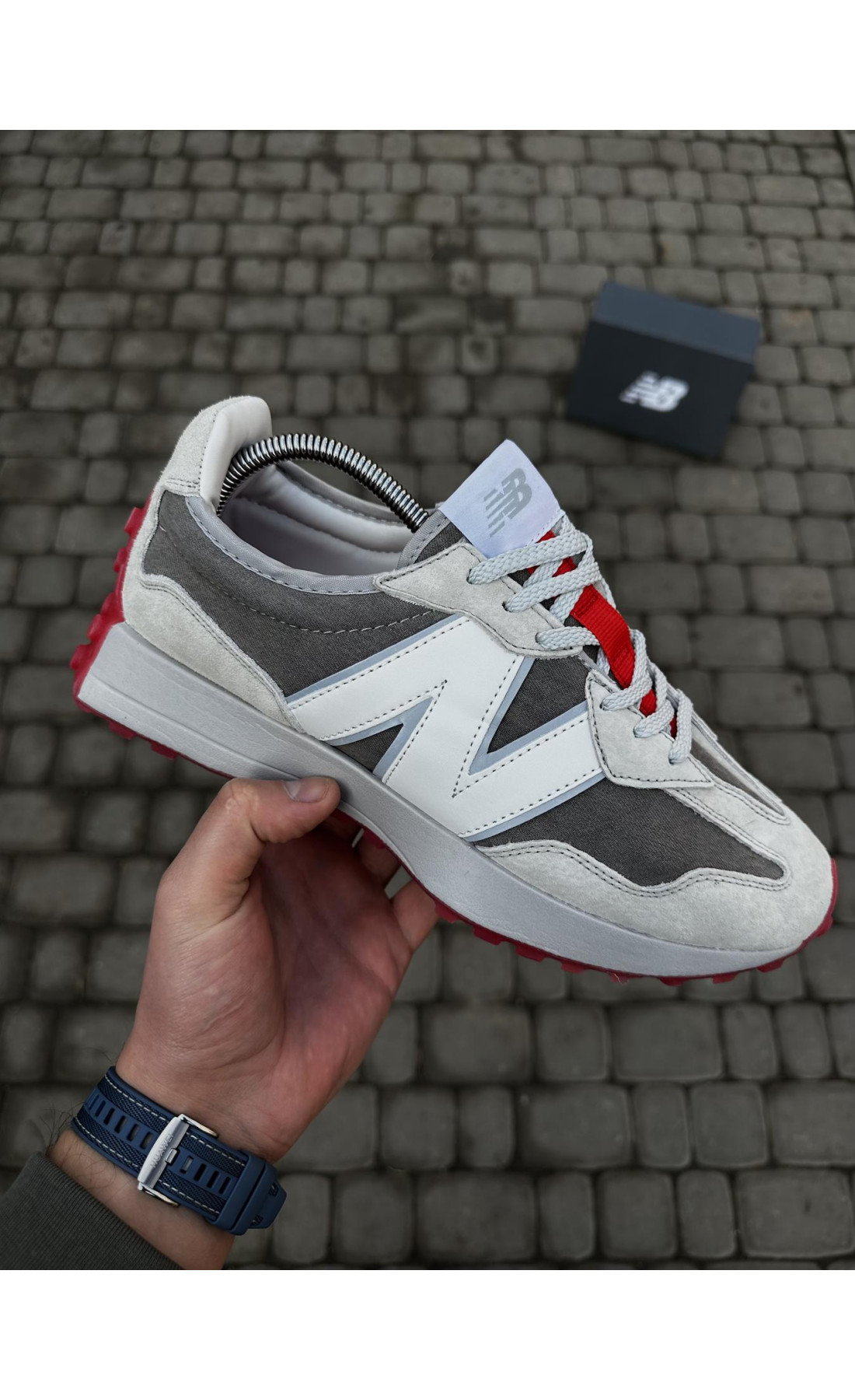 Чоловічі кросівки  Кросівки new balance (light gray) (8688-1)