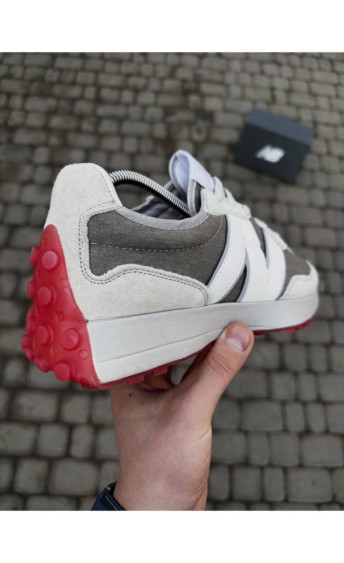 Чоловічі кросівки  Кросівки new balance (light gray) (8688-1)