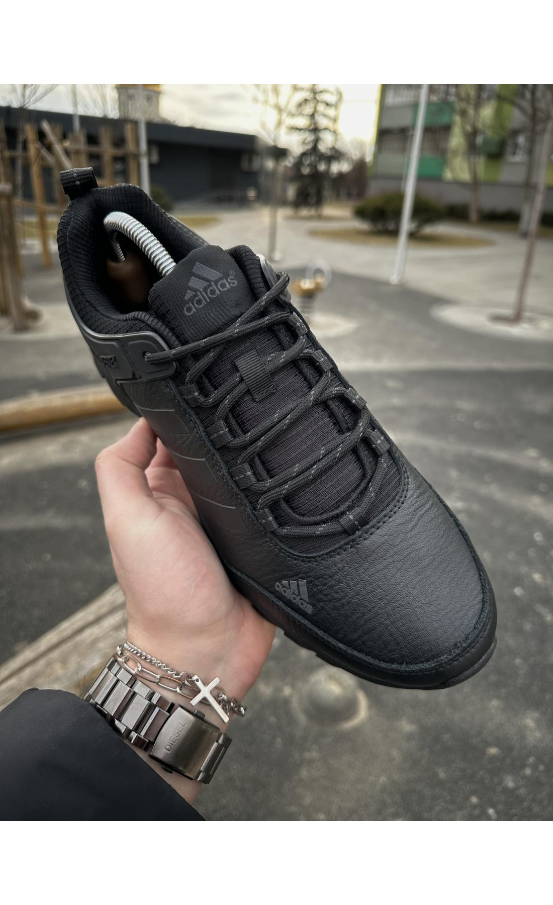 Чоловічі кросівки  Кросівки adidas terrex gore-tex (шкіряні) (3067-1)