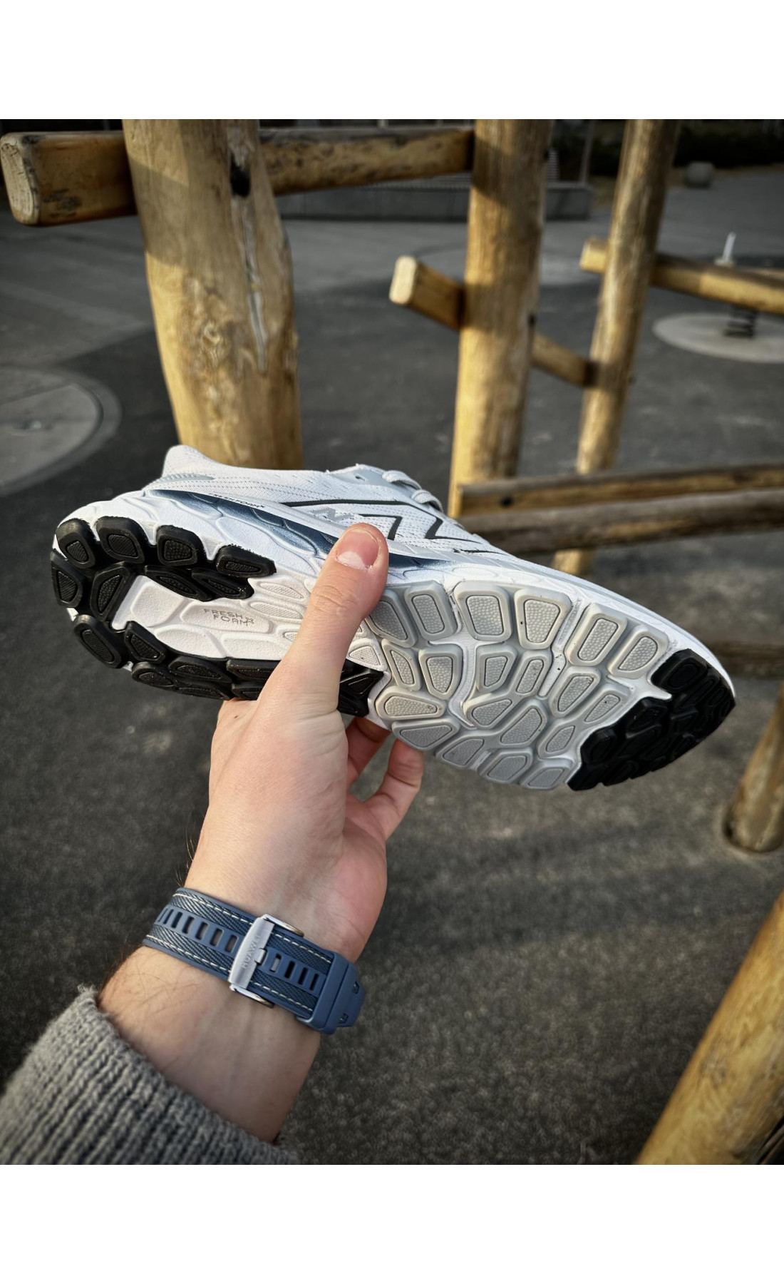 Чоловічі кросівки  Кросівки new balance fresh foam (light gray) (3181-4)