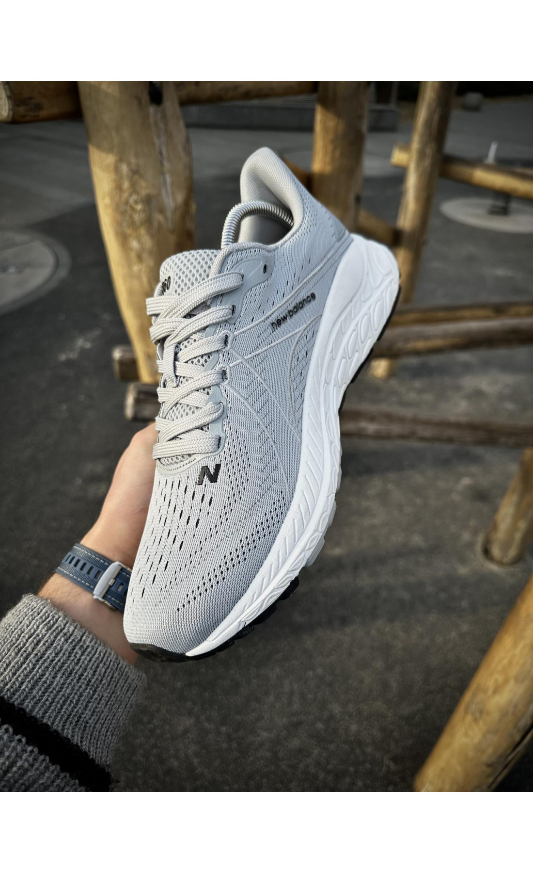 Чоловічі кросівки  Кросівки new balance fresh foam (light gray) (3181-4)