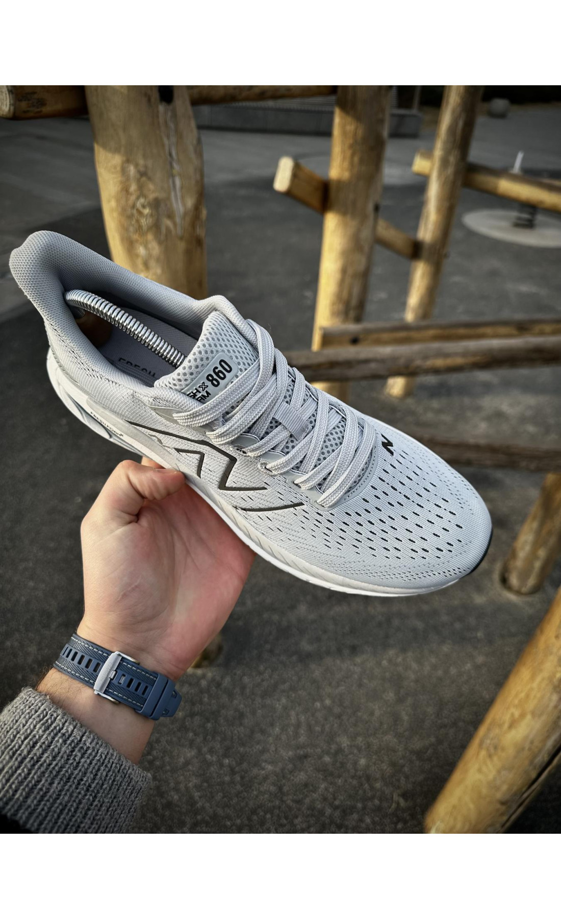 Чоловічі кросівки  Кросівки new balance fresh foam (light gray) (3181-4)