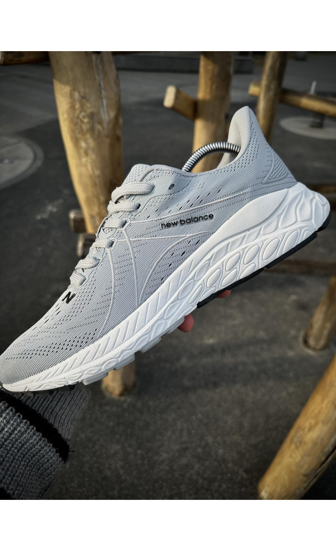 Чоловічі кросівки  Кросівки new balance fresh foam (light gray) (3181-4)