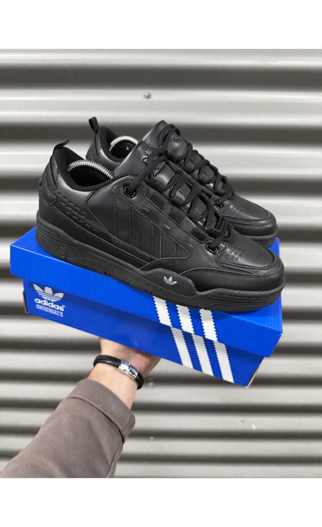 Чоловічі кросівки  Кросівки adidas adi ( all black ) (5432-6)