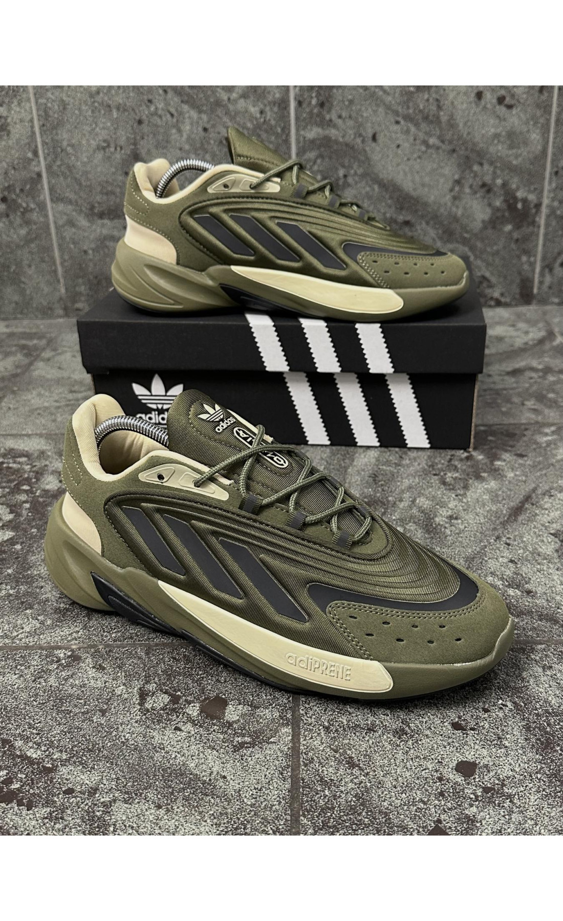 Чоловічі кросівки  Кросівки adidas ozelia (khaki) (2268-4)