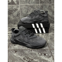 Чоловічі кросівки  Кросівки adidas ozweego (dark gray, замша) (331-6)