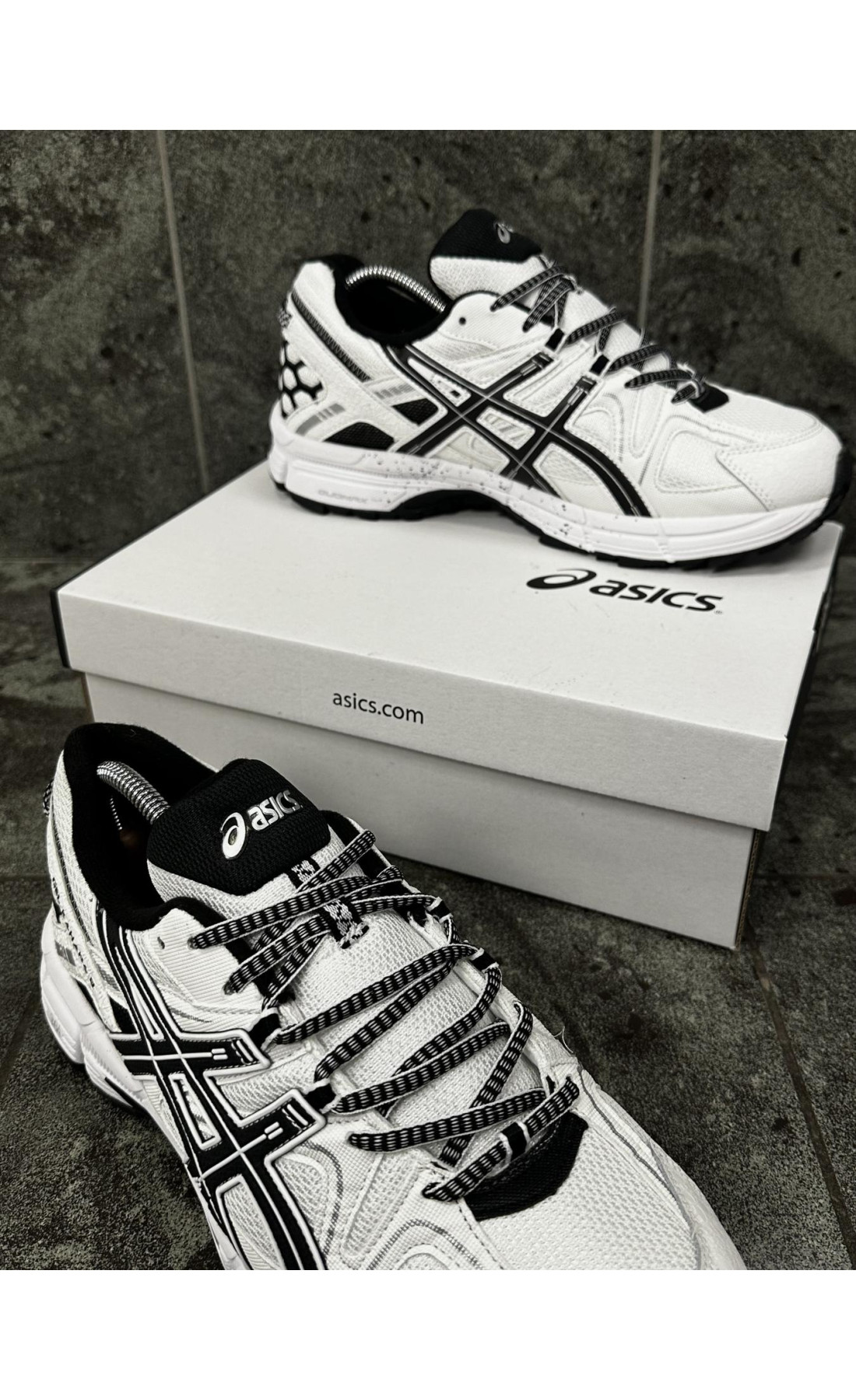 Чоловічі кросівки  Зимові кросівки asics gel-kahana (білі, з хутром) (57-7)