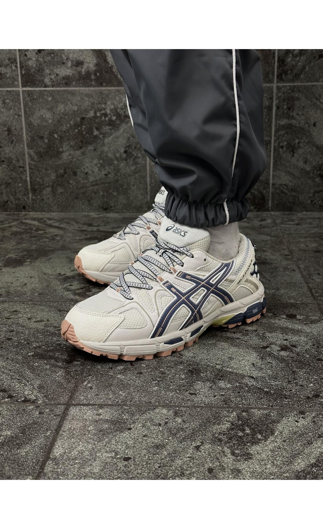Чоловічі кросівки  Зимові кросівки asics gel-kahana (creamy, з хутром) (57-1)