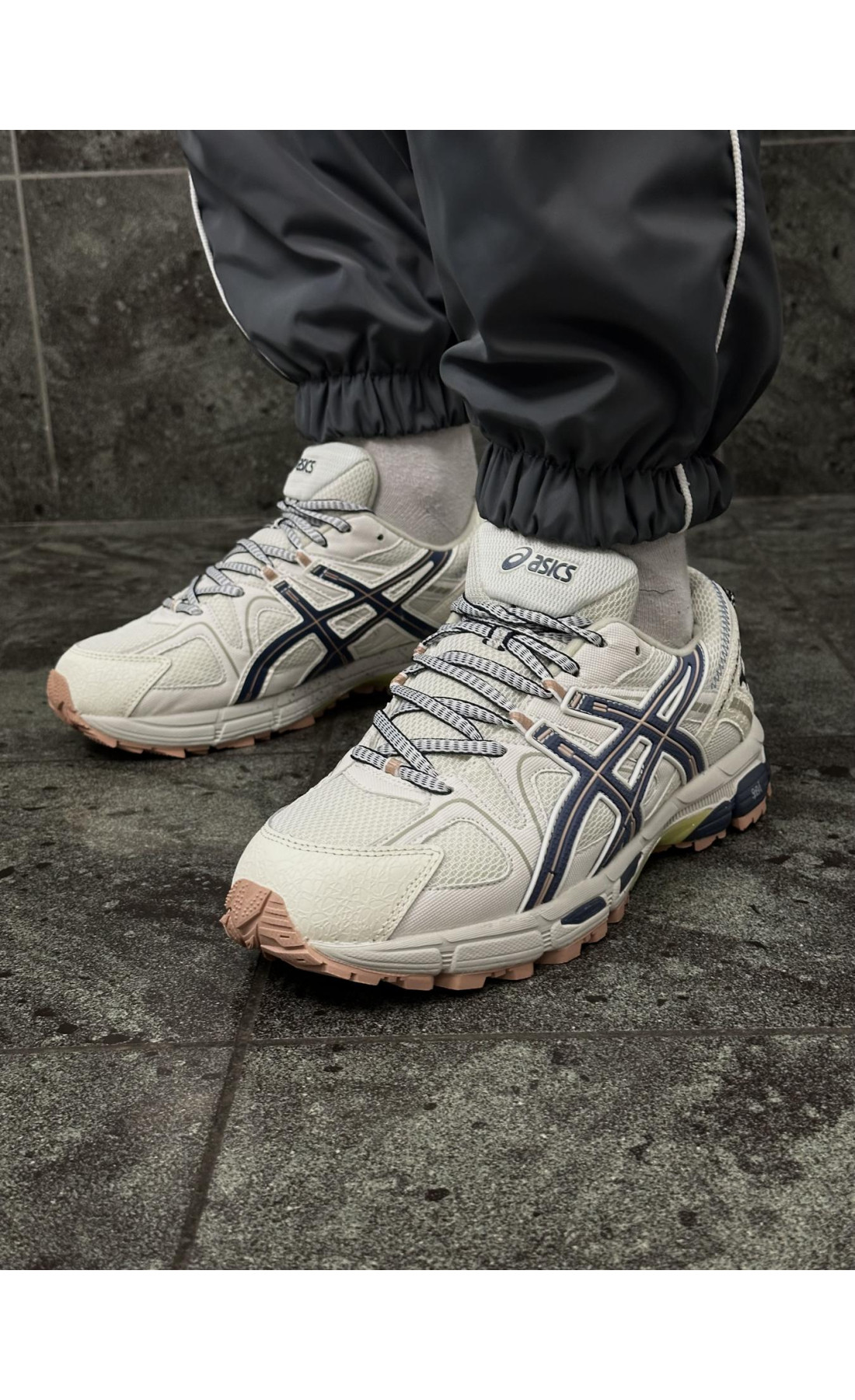 Чоловічі кросівки  Зимові кросівки asics gel-kahana (creamy, з хутром) (57-1)