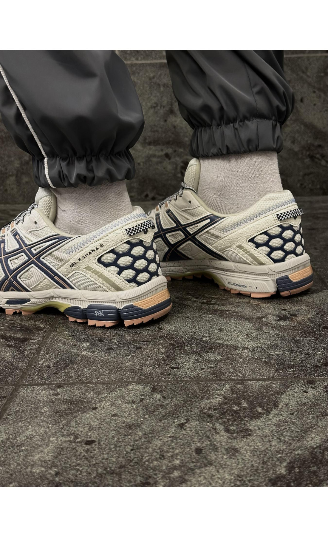 Чоловічі кросівки  Зимові кросівки asics gel-kahana (creamy, з хутром) (57-1)