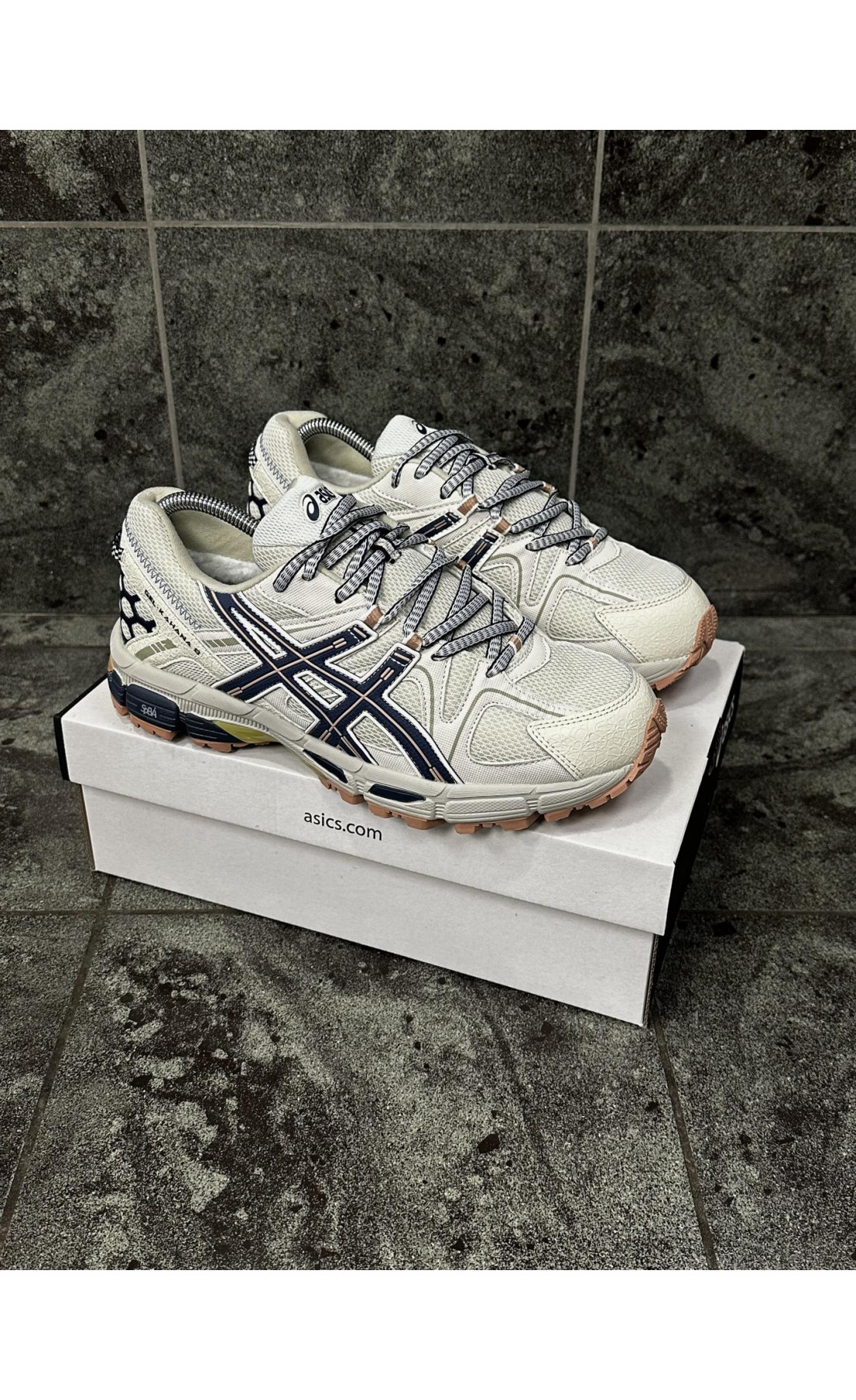 Чоловічі кросівки  Зимові кросівки asics gel-kahana (creamy, з хутром) (57-1)
