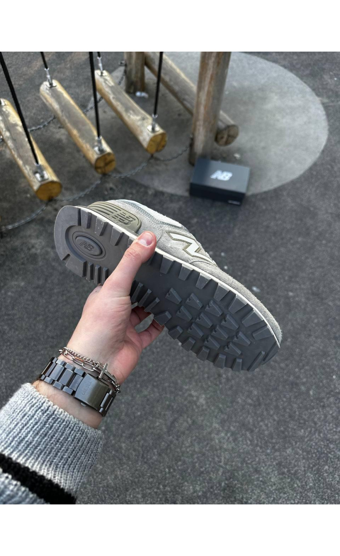 Чоловічі кросівки  Кросівки new balance х stone island (olive) (883-26)