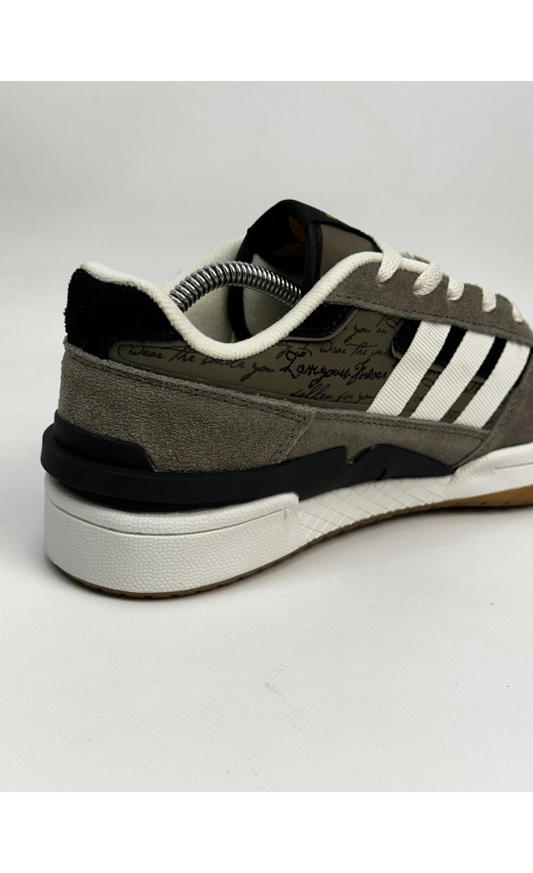 Чоловічі кросівки  Кросівки adidas forum exhibit low . (khaki) (773-19)