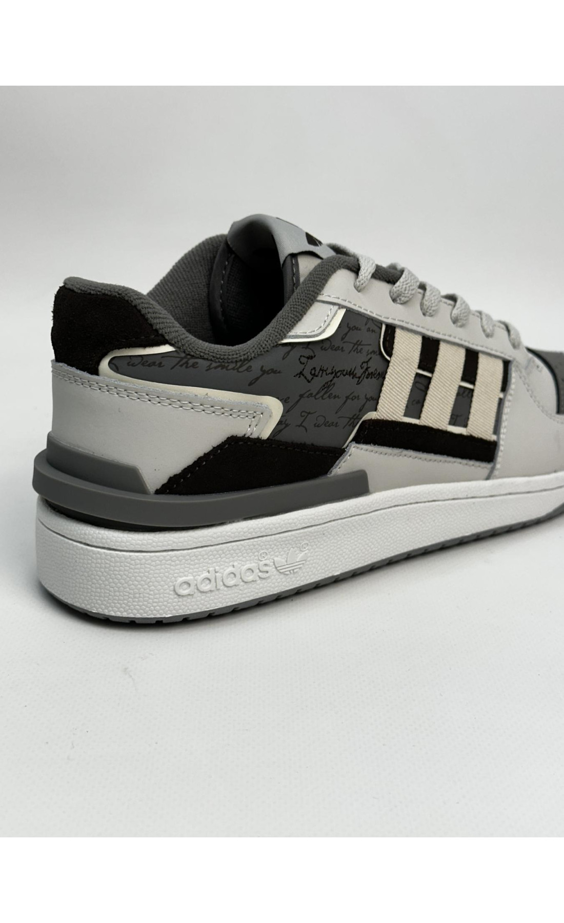 Чоловічі кросівки  Кросівки adidas forum exhibit low . (gray) (773-7)